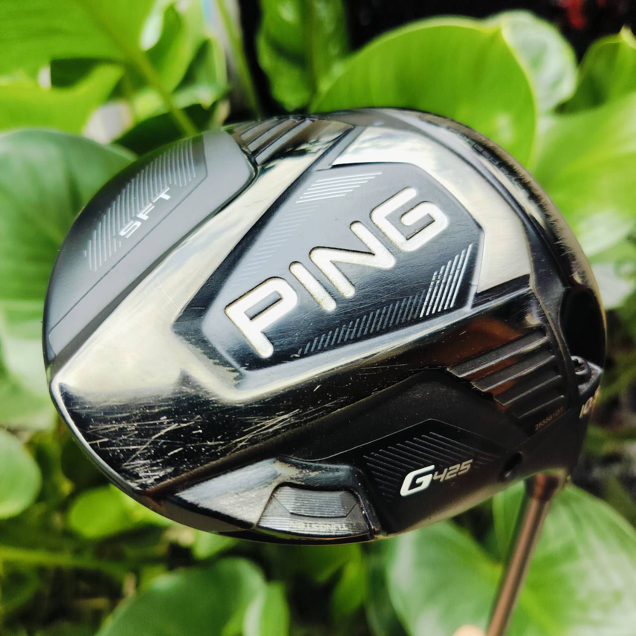 Driver PING G425 SFT ก้าน TOUR AD FLEX S * ตัวนี้เด็ดสุด แก้ปัญหาการตีเฟด ให้กลับมาตีตรงด้วยเทคโนโลยีสุดล้ำ!!! ขนาด 460 ซีซี เหมือนรุ่น MAX ตีไกลมาก และตีตรงมาก!!! ไม้กอล์ฟพรีเมี่ยมมือสอง ของแท้ By NakaraLuxurious