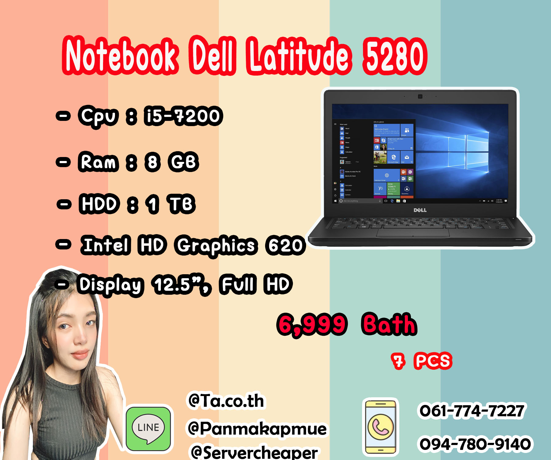 Notebook Dell Latitude 5280