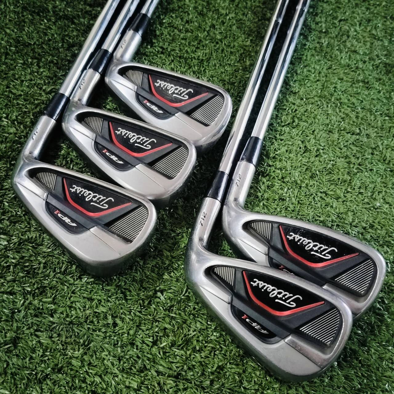 ** ขาดเหล็ก 8 ** IRON SET TITLEIST AP2 712 FORGED ก้าน NS PRO 950 FLEX R มีเหล็ก 5 6 7 9 PW (ลดพิเศษสุดๆ) ไม้กอล์ฟพรีเมี่ยมมือสอง ของแท้ By NakaraLuxurious