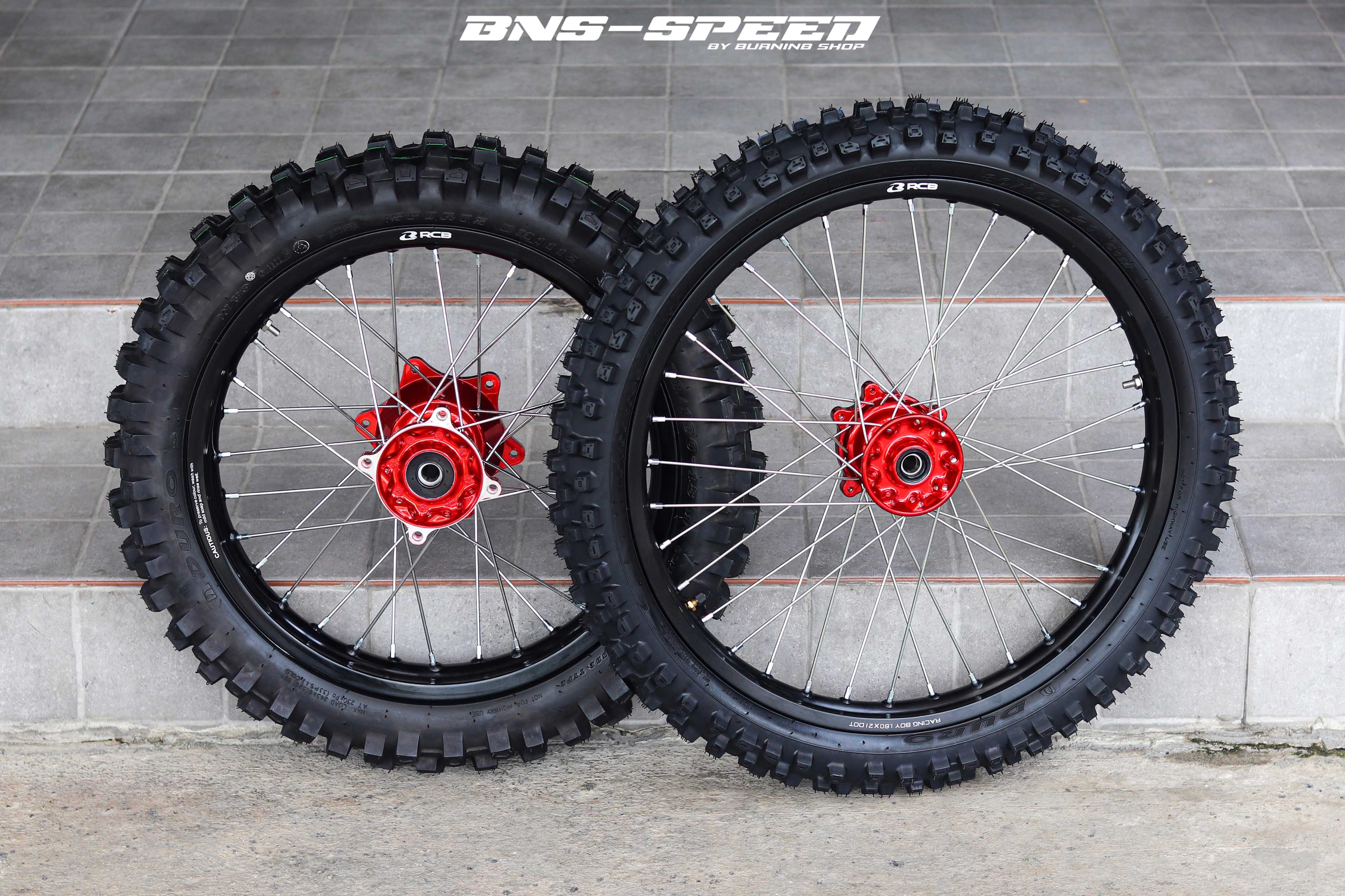 ชุดล้อวิบาก CRF250/300 21/18 พร้อมยาง Duro