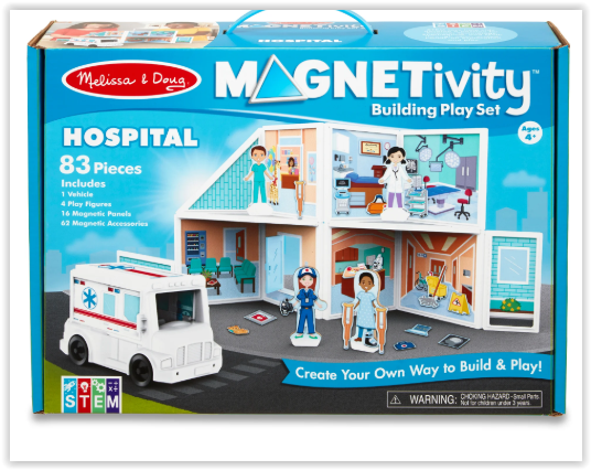 ของเล่นอเมริกา, Magnetivity Hospital ชุดต่อแม่เหล็ก 3D รุ่นโรงพยาบาล,ของเล่นเสริมพัฒนาการ
