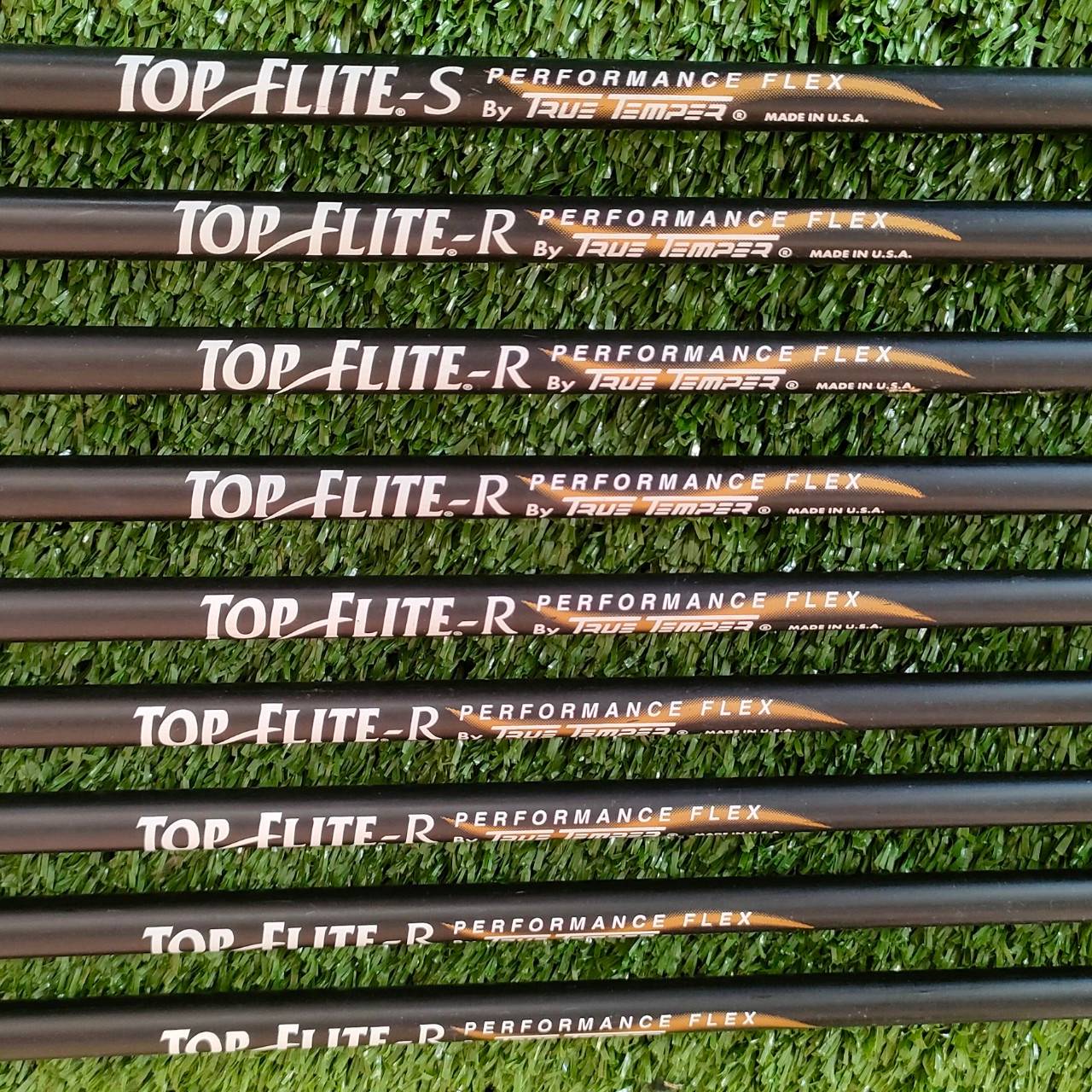 ชุดเหล็ก TOUR TOP-FLITE มีเหล็ก 3-9 เเละ PW SW ก้าน TOP FLITE-R ก้านกราไฟต์ เบาตีง่าย