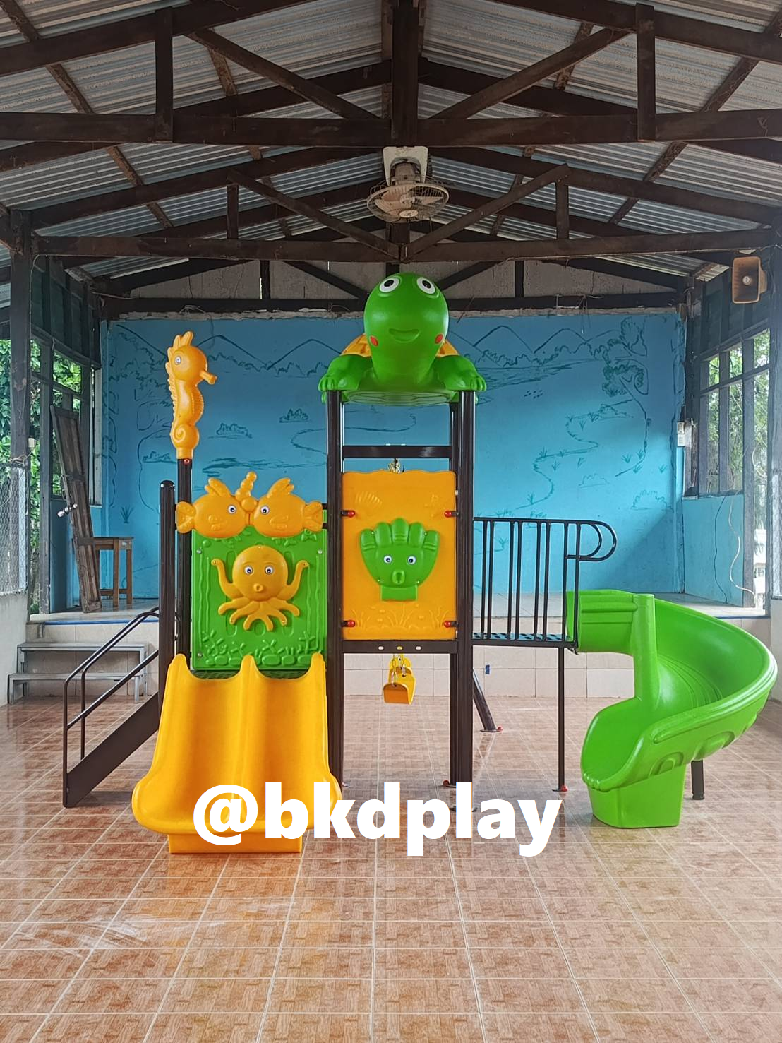 เครื่องเล่นสนาม ชุดเต่าน้อยกับเพื่อนหรรษา พร้อมชิงช้า สนามเด็กเล่น ,เครื่องเล่นสนามกลางแจ้งในร่มราคาถูก, เครื่องเล่นสนามปฐมวัย ครุภัณฑ์สนามเด็กเล่น สพฐ โครงการโรงเรียนประชารัฐ playground,สไลเดอร์,ของเล่นเสริมพัฒนาการ,เครื่องเล่นสนาม, สนามเด็กเล่น ทำงบประม