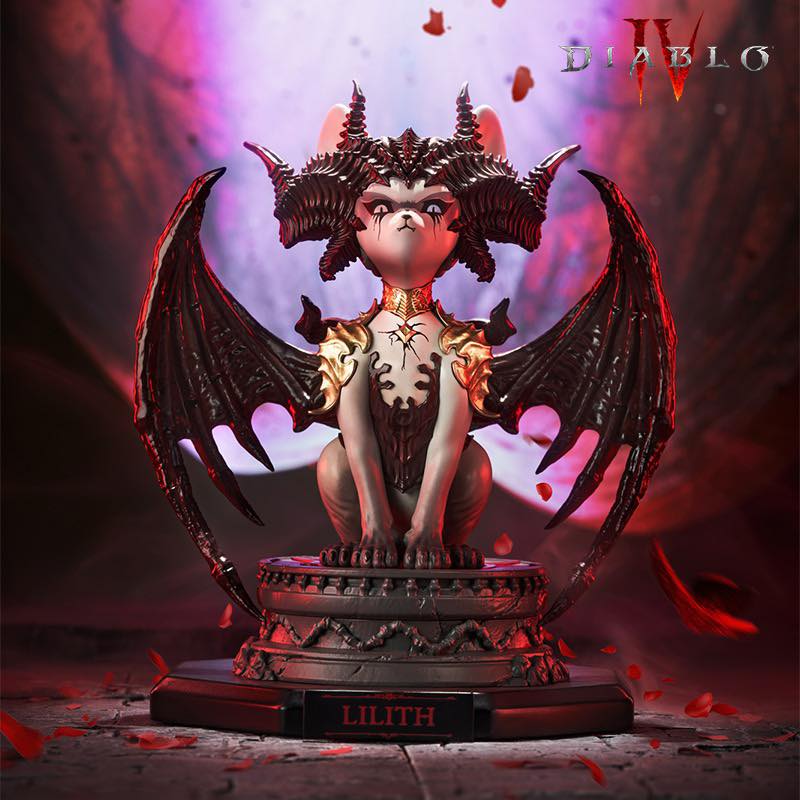 [สั่งจอง]HEX : Blizzard Lilith Meow Light-Up Figure (Diablo IV)