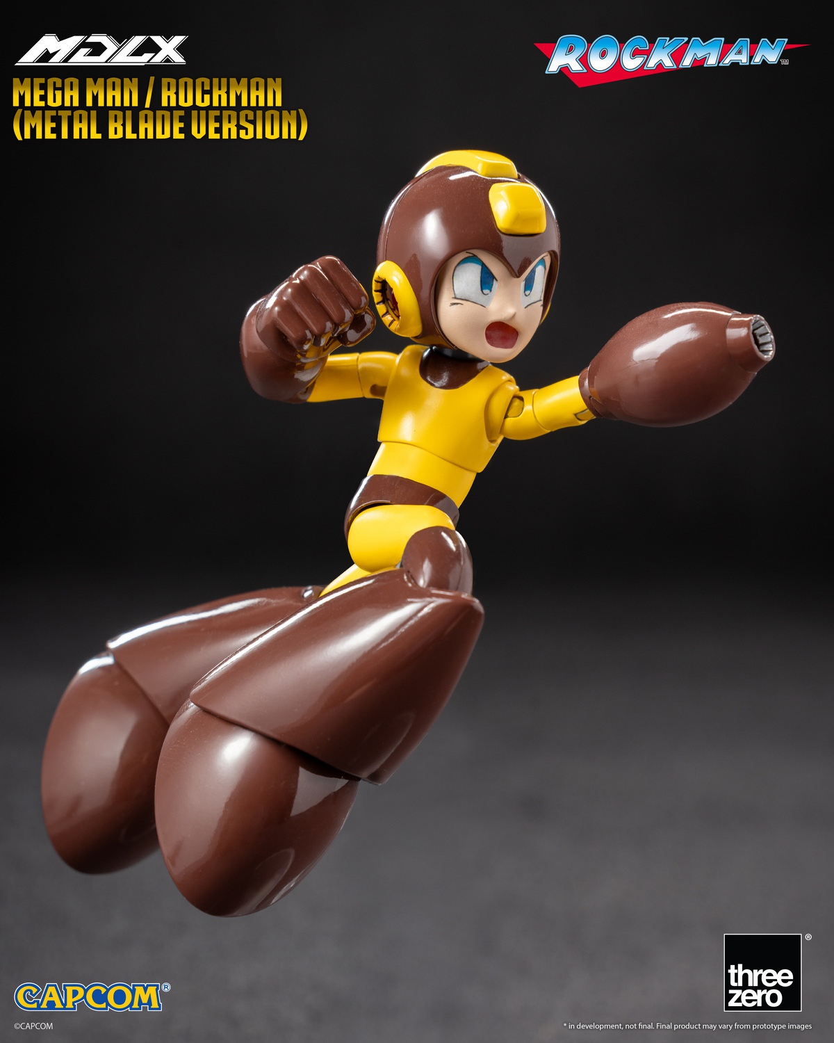 [พร้อมส่ง] Threezero 3Z05750A0 4" : MDLX - Mega Man / Rockman (Metal Blade Version)