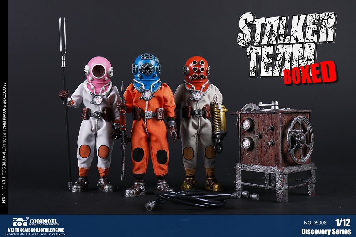 [สั่งจอง]COOMODEL 1/12 : DISCOVERY SERIES - STALKER TEAM (Bronze Edition/Color Edition)