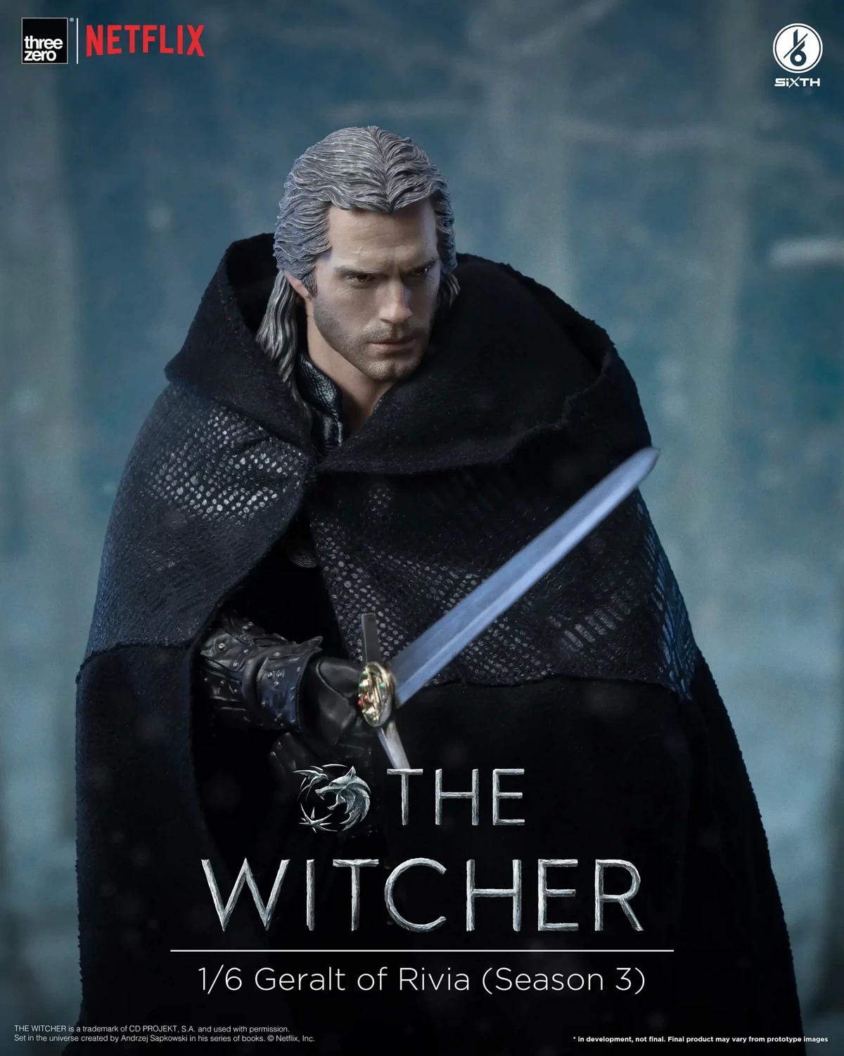 [สั่งจอง] Threezero 3Z05320W0 1/6 : Netflix The Witcher - Geralt of Rivia (Season 3)