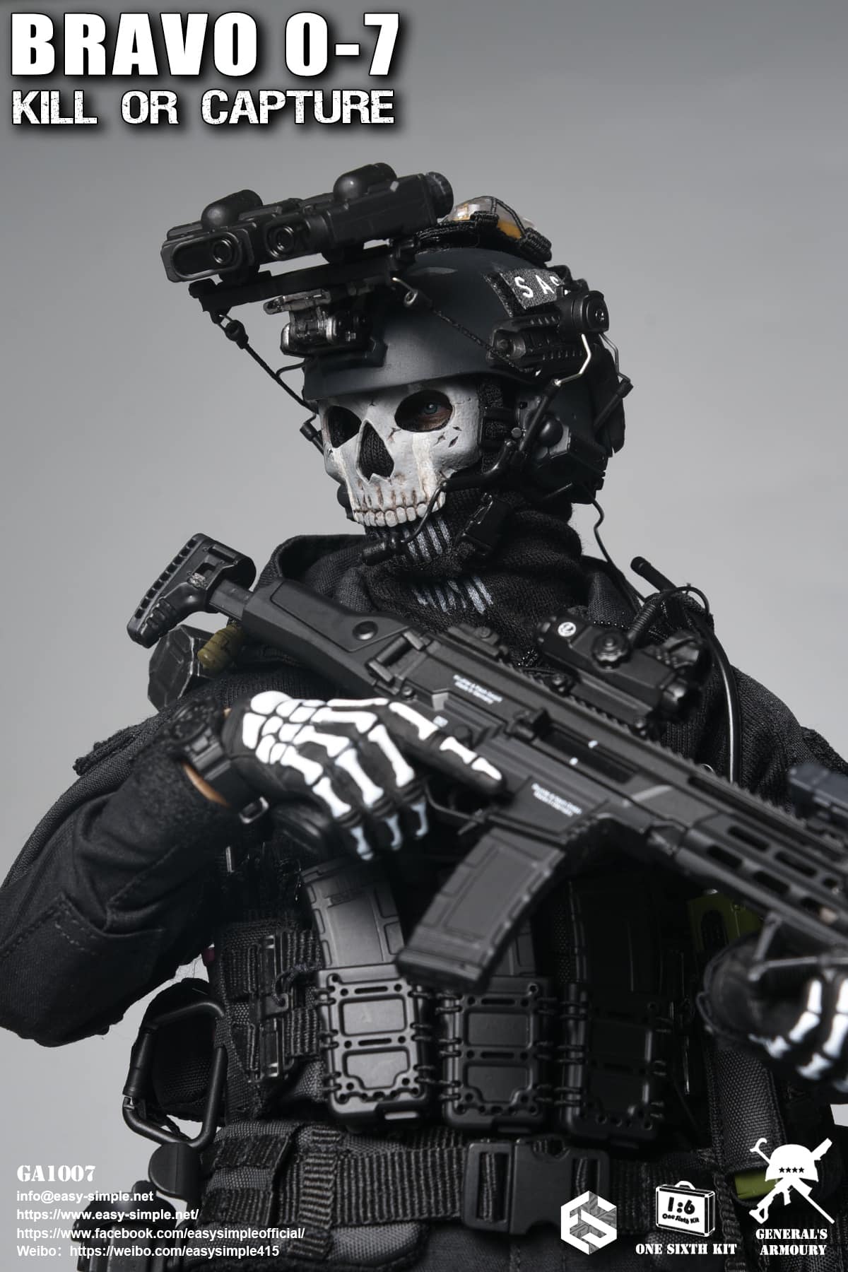 [สั่งจอง]General's Armoury GA1007 1/6 : Bravo 0-7 Kill Or Capture