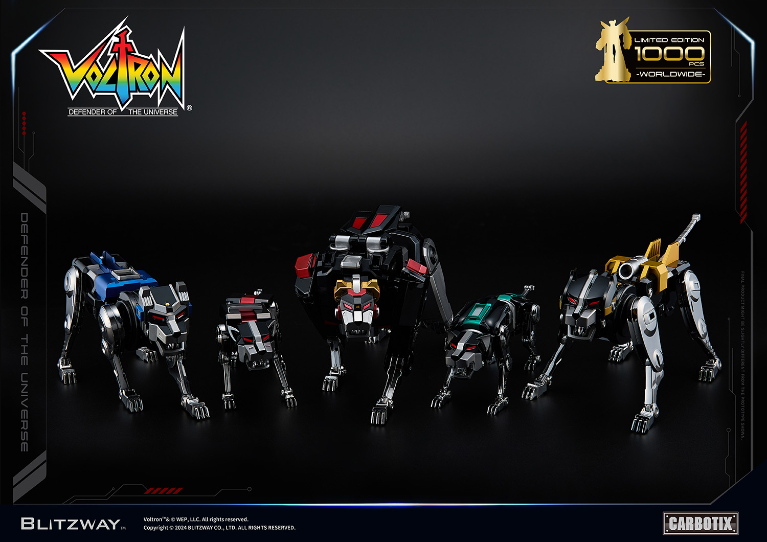 [สั่งจอง] Blitzway Carbotix : Black Voltron