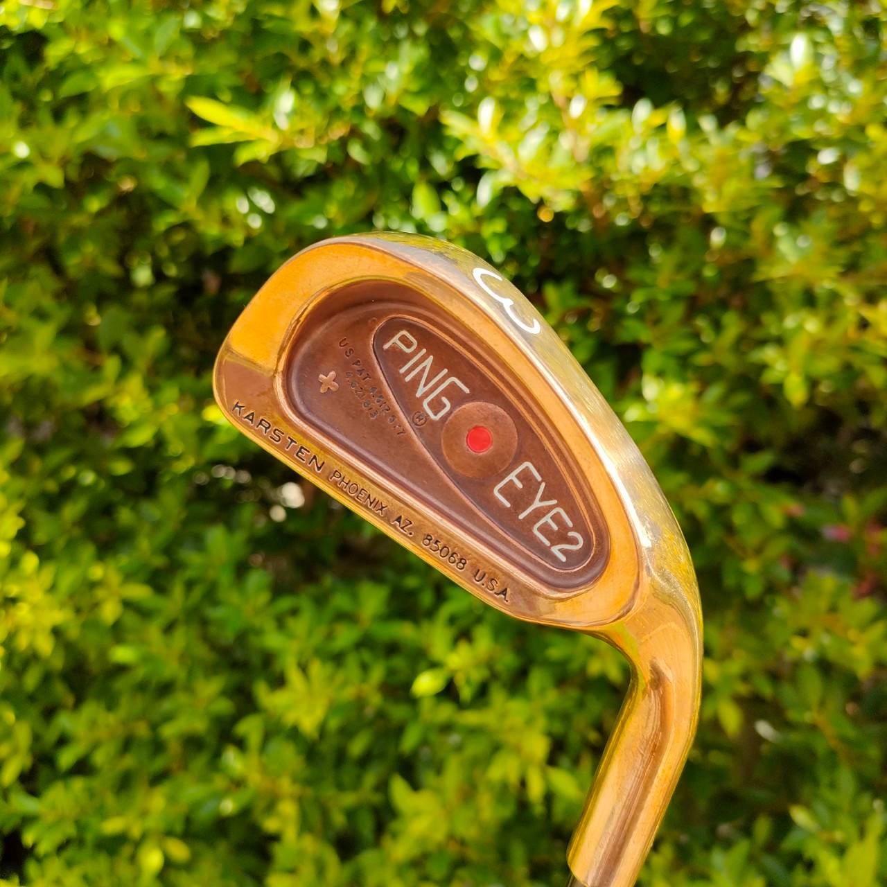 ชุดเหล็ก PING EYE2 PLUS จุดส้ม มีเหล็ก 3 - 9 เเละ PW SW ได้ 9 ชิ้น ก้าน ALDILA LOW TORQUE FLEX R ก้านกราไฟต์พรีเมี่ยม ไม้กอล์ฟมือสอง ของแท้ BY NakaraLuxurious