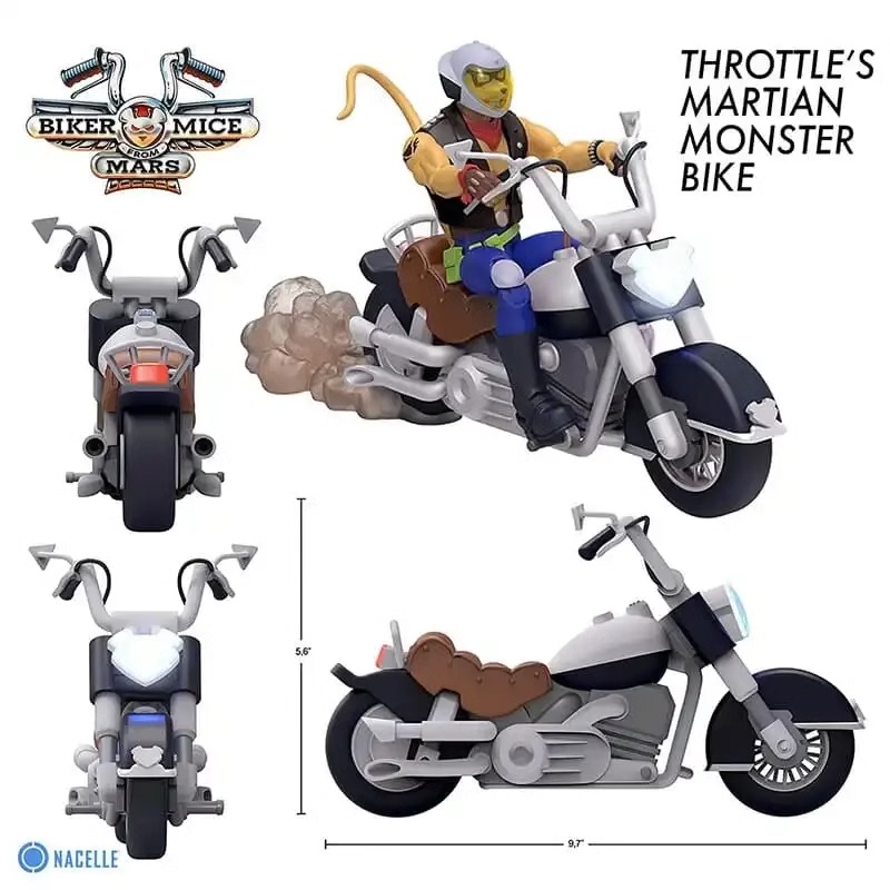 [พร้อมส่ง] Nacelle 1/12 Biker Mice from Mars (SET 3 ตัว)
