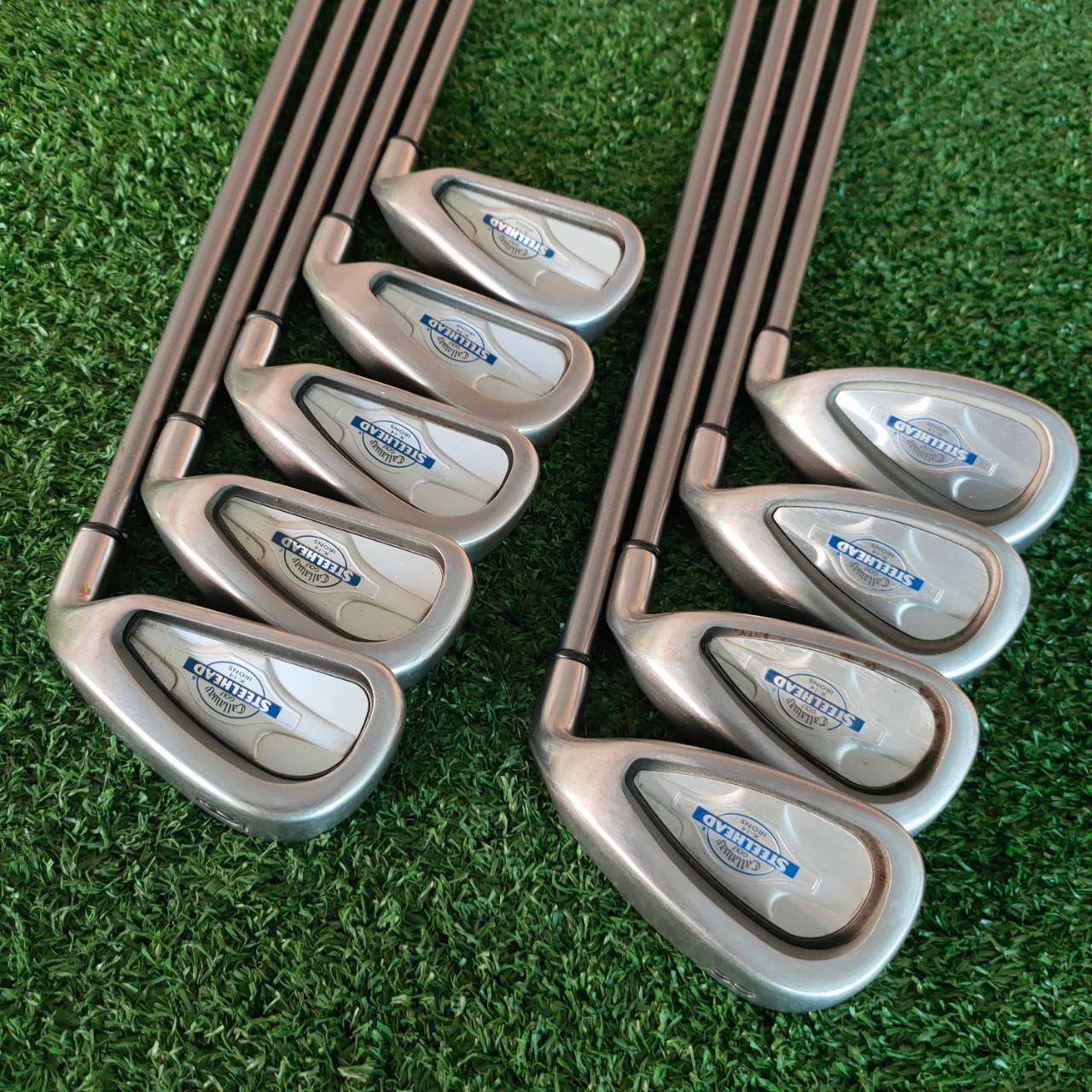 🏌️ ชุดเหล็ก CALLAWAY STEELHEAD X-14 มีเหล็ก 3-9 เเละ PW SW ก้าน CALLAWAY BIG BERTHA STEELHEAD X-14 FLEX FIRM ไม้กอล์ฟมือสอง ของแท้ BY NakaraLuxurious