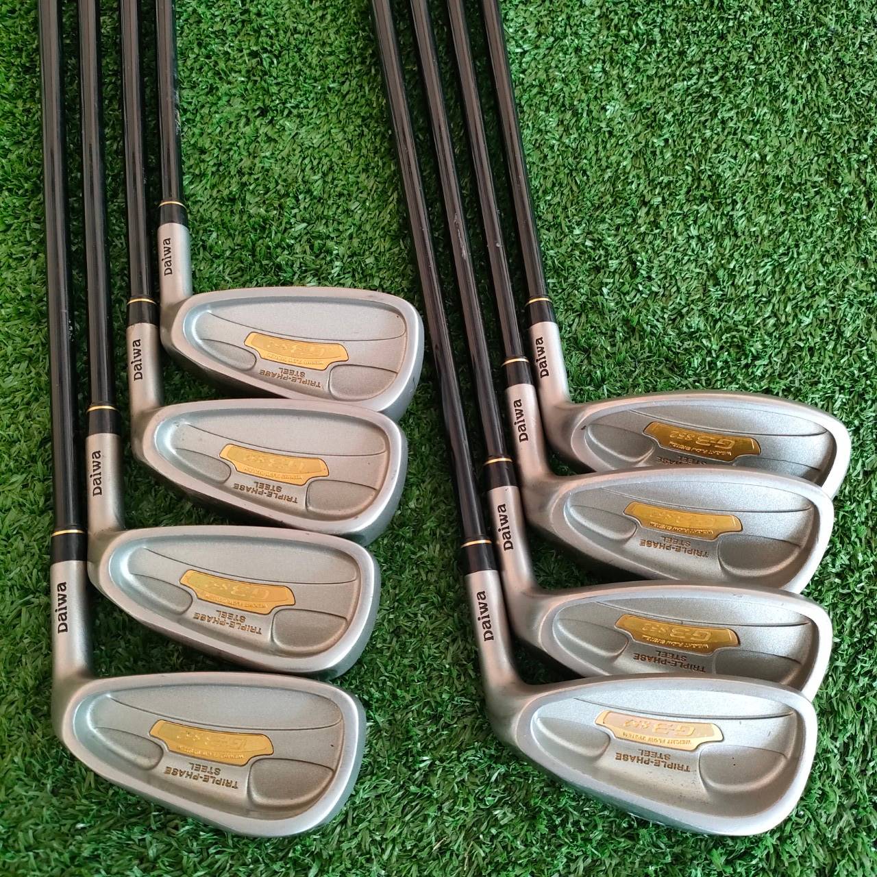 ชุดเหล็ก DAIWA G3 852 มีเหล็ก 5-9 เเละ PW SW F ก้าน METACARBO FLEX R ชุดเหล็กสุดพรีเมี่ยมจากเกาหลี ตีดีมาก ก้านกราไฟต์ระดับโลก เป็นชุดเหล็กที่คุ้มค่าราคามากแบบสุดๆ