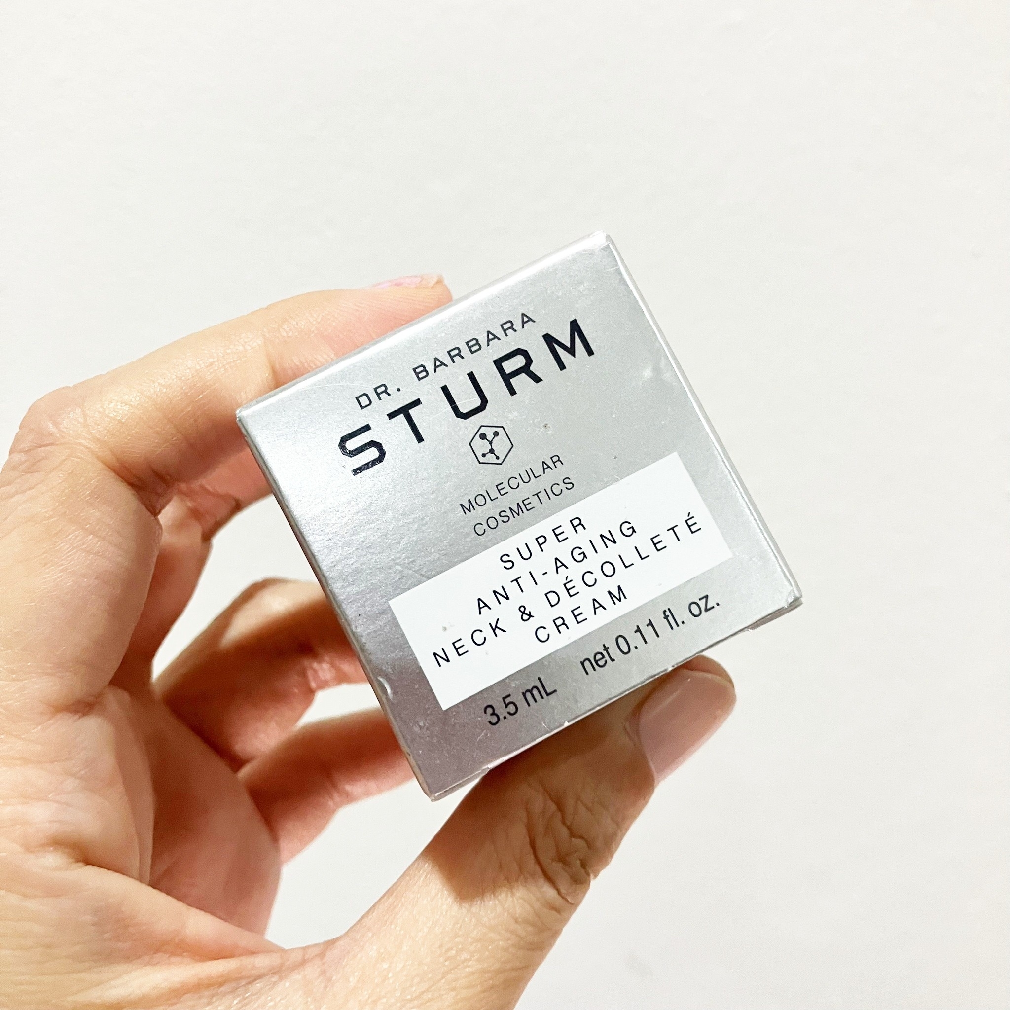 Dr. Barbara Strum Super Anti-Aging Neck & Decollete Cream 3.5g ครีมบำรุงผิวบริเวณคอและเนินอก