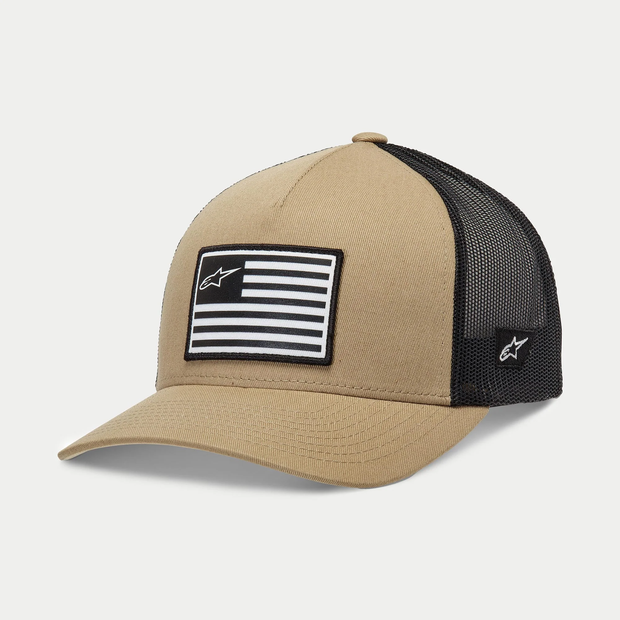 หมวกแก๊ป Alpinestars Flag Snapback Hat - Sand/Black