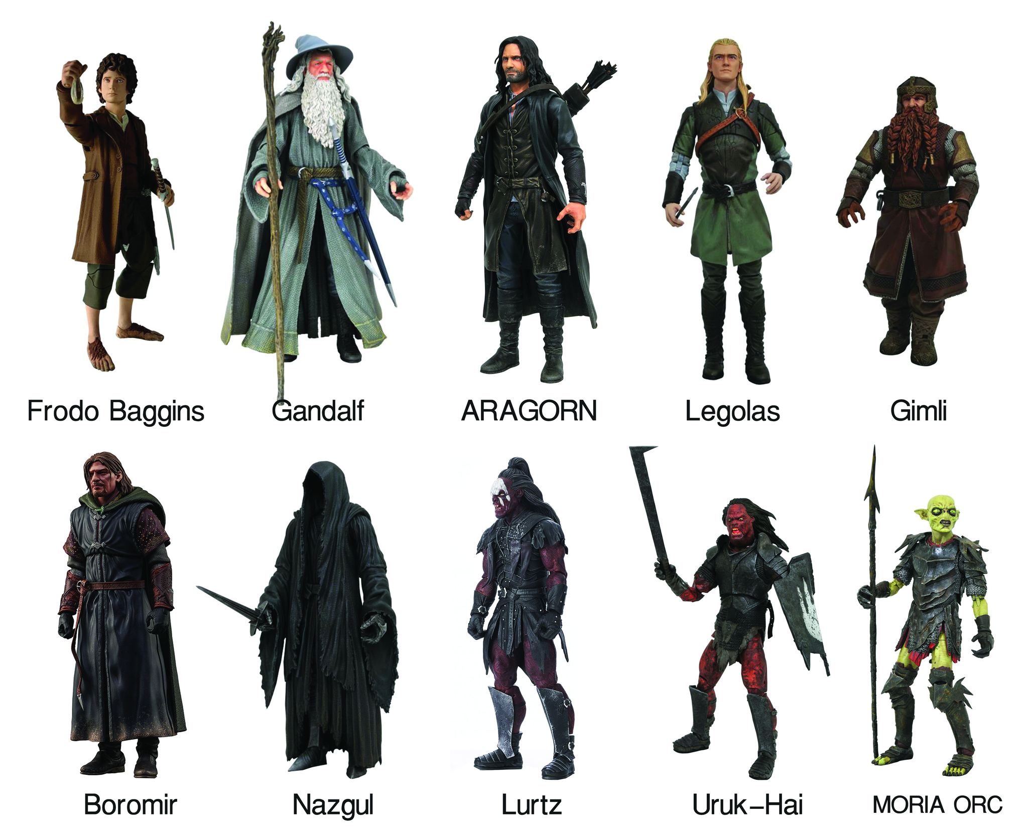 [สั่งจอง] Diamond select toys 7" : The Lord of the Rings [Re]