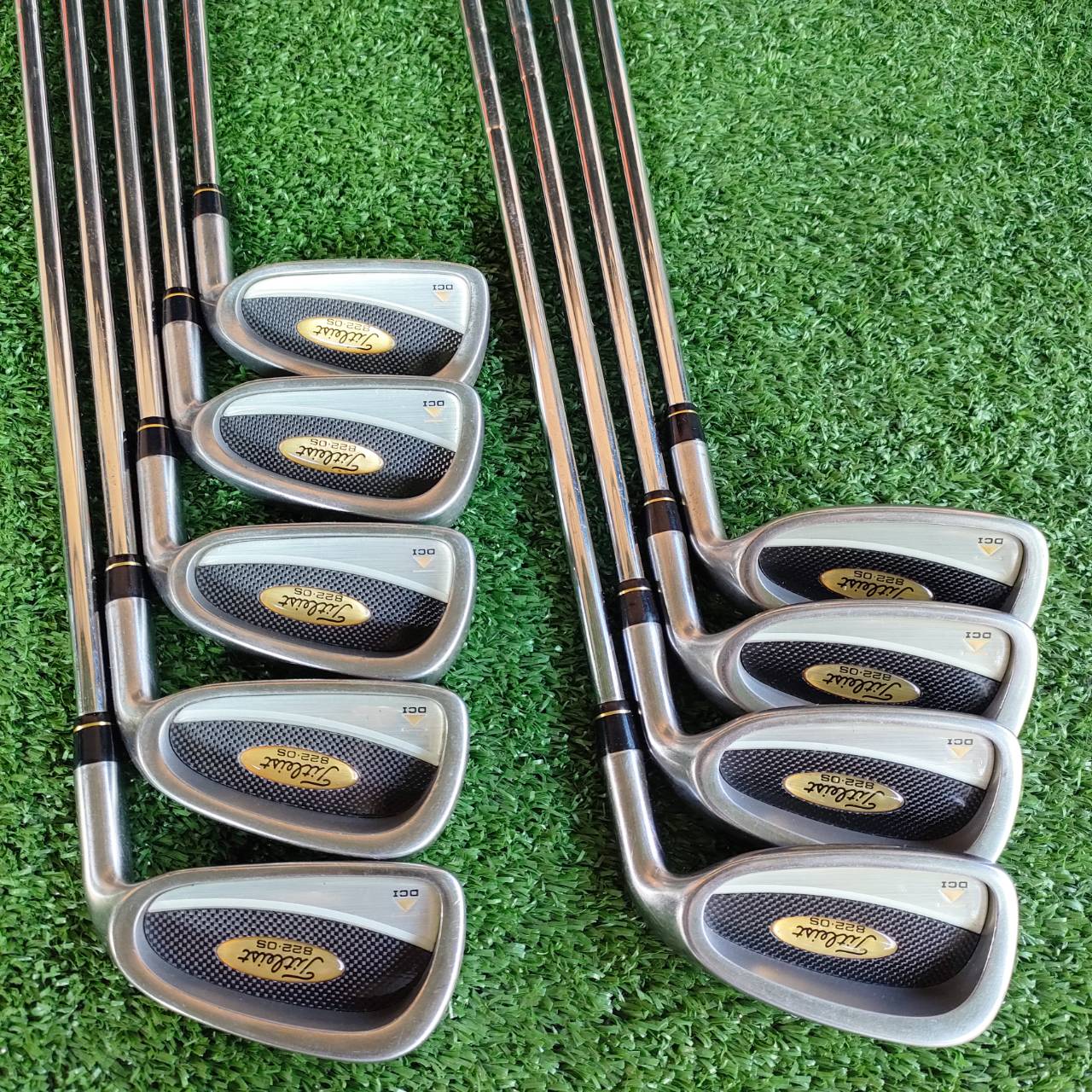 ชุดเหล็กยอดนิยม Titleist 822.OS ก้านพรีเมี่ยม NS PRO 950 FLEX R น้ำหนักเบาเพียงแค่ 95 กรัม ไม้กอล์ฟพรีเมี่ยมมือสอง ของแท้ By NakaraLuxurious
