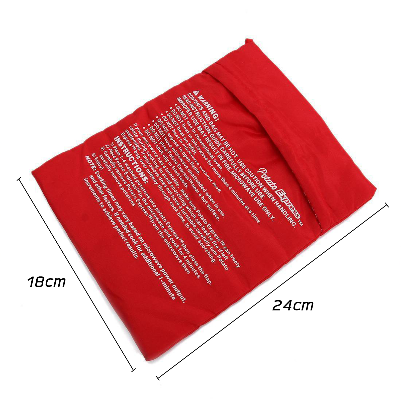 🔥Sale ลดราคา🔥 ถุงไมโครเวฟอบมันฝรั่ง สุกไว ซัก ล้าง ทำความสะอาดได้ ขนาด 18x24cm