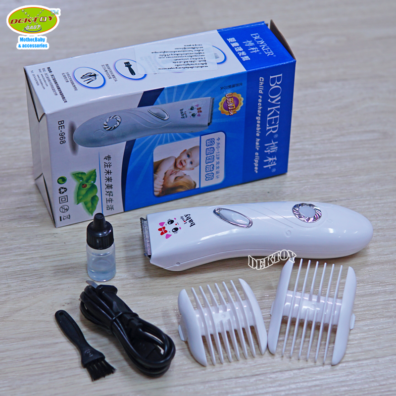 Boyker ปัตตาเลี่ยนตัดผมเด็กไร้สาย Boyker baby hair Clipper BE-968
