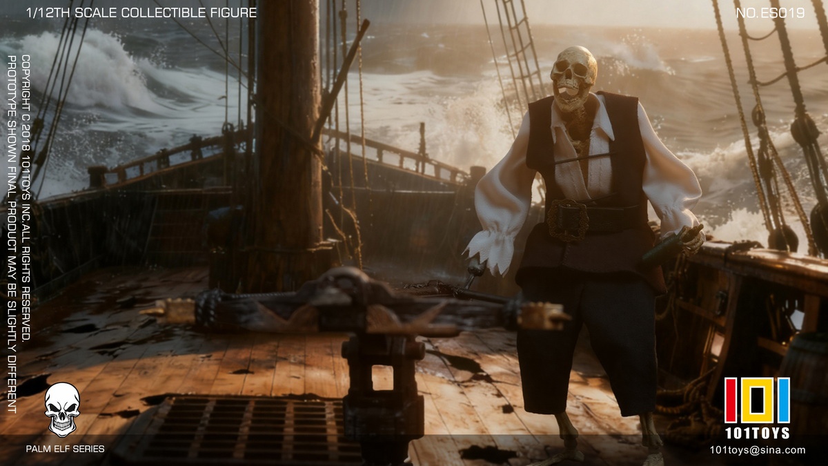 [สั่งจอง]101TOYS 1/12 : PALM ELF SERIES - Skeleton Pirate