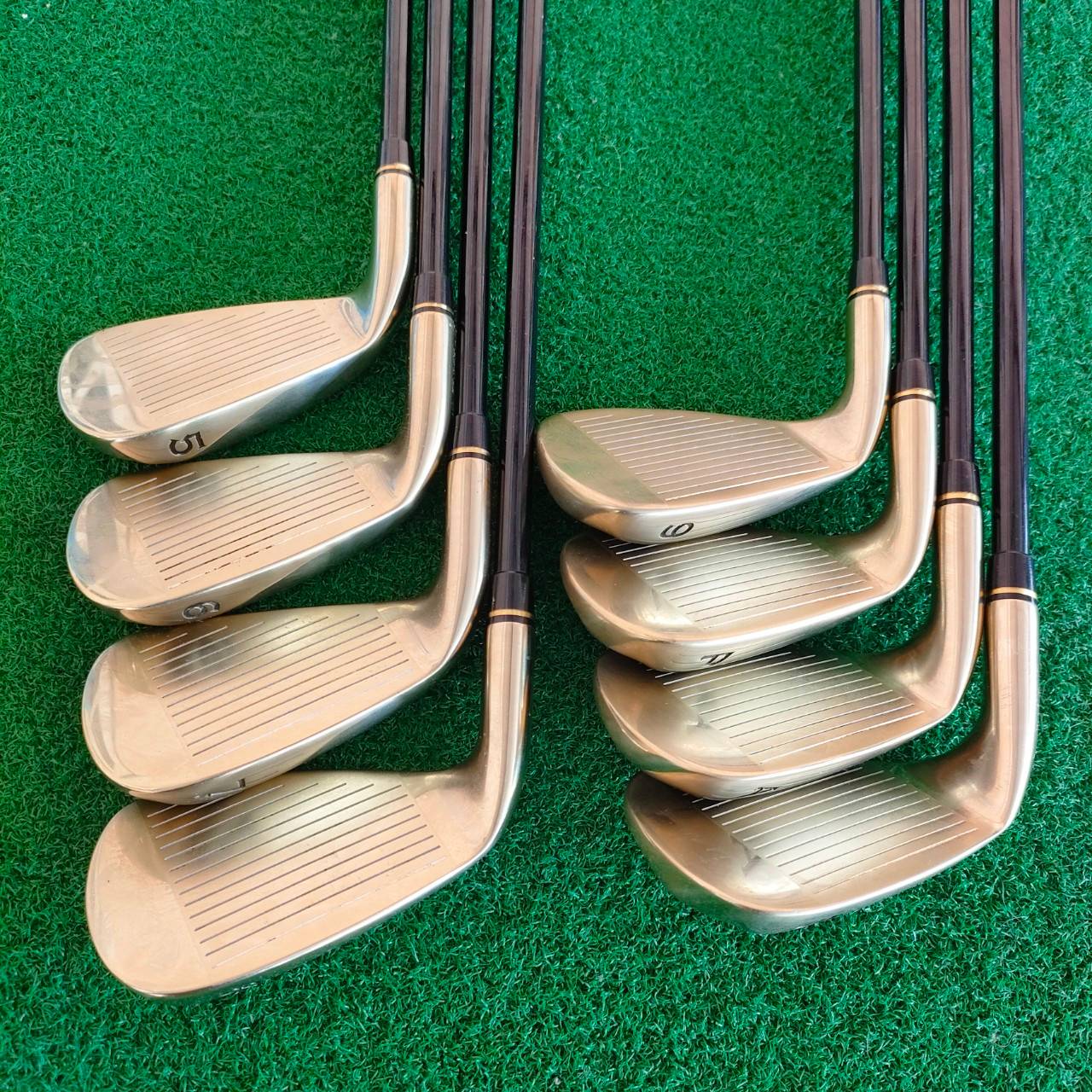 ชุดเหล็ก KASCO LELOS J ชุดเหล็กหน้าเด้งแบบมากๆ สีทองสวยหรูสุดพรีเมี่ยม จากประเทศญี่ปุ่น ทั้งหมด 8 ชิ้น