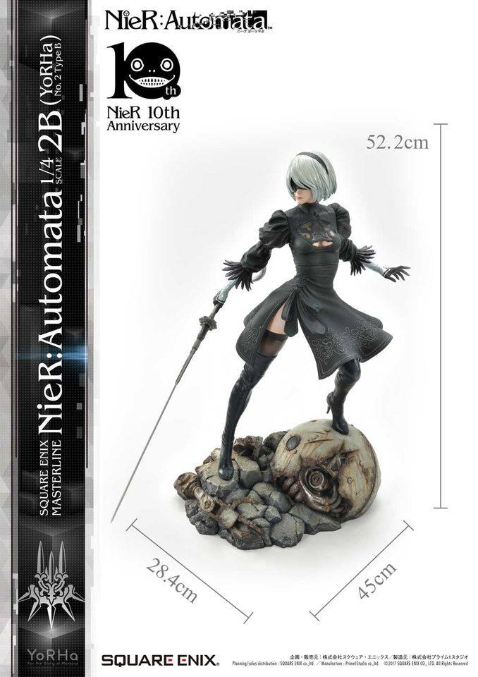 [สั่งจอง]Prime 1 Studio x Square Enix 1/4 scale SEM-02: NIER AUTOMATA 2B (YORHA NO. 2 TYPE B2)