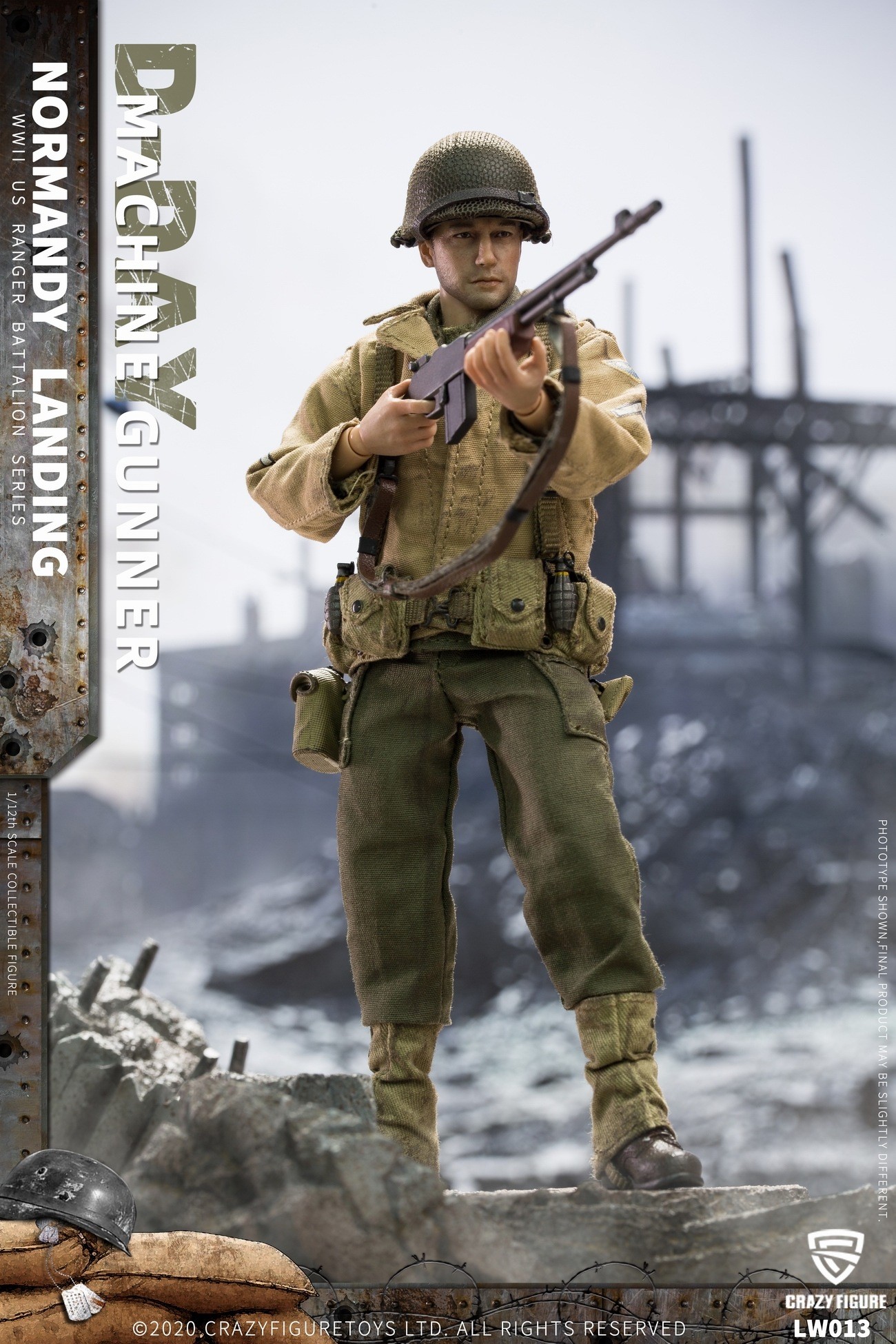 [สั่งจอง]Crazy Figure 1/12 : WWII U.S. Rangers On D-Day