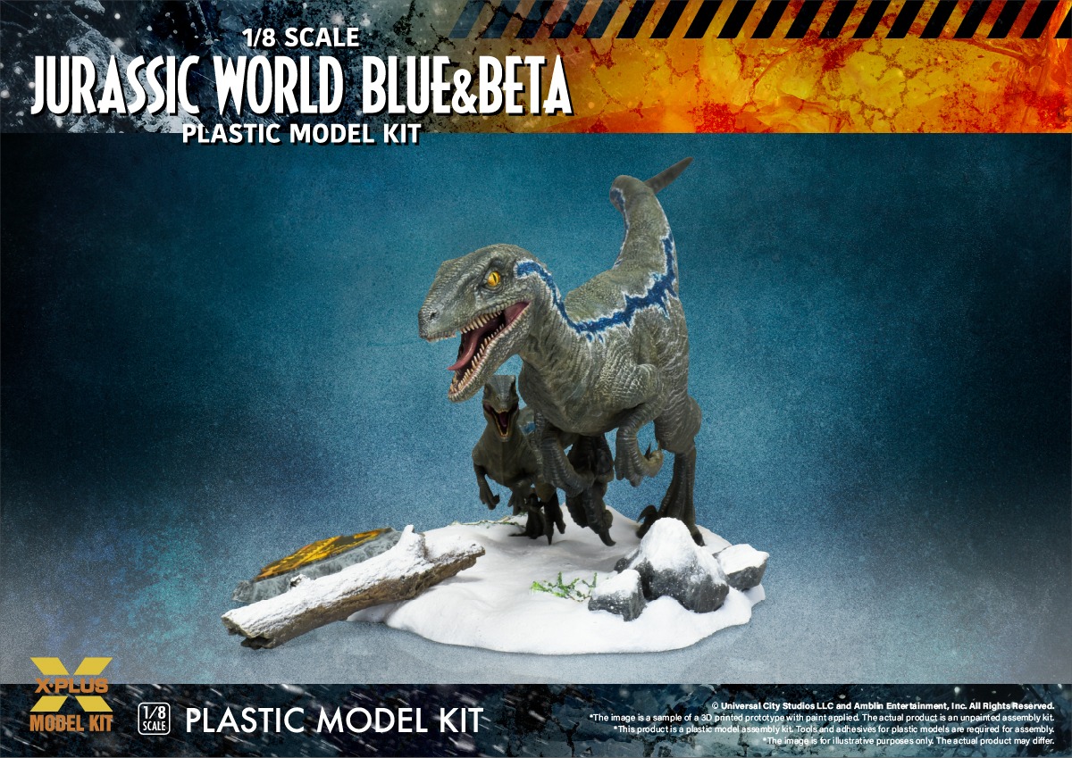 [สั่งจอง] X-Plus 1/8 : Blue & Beta (Jurassic World Dominion) [Model Kit]