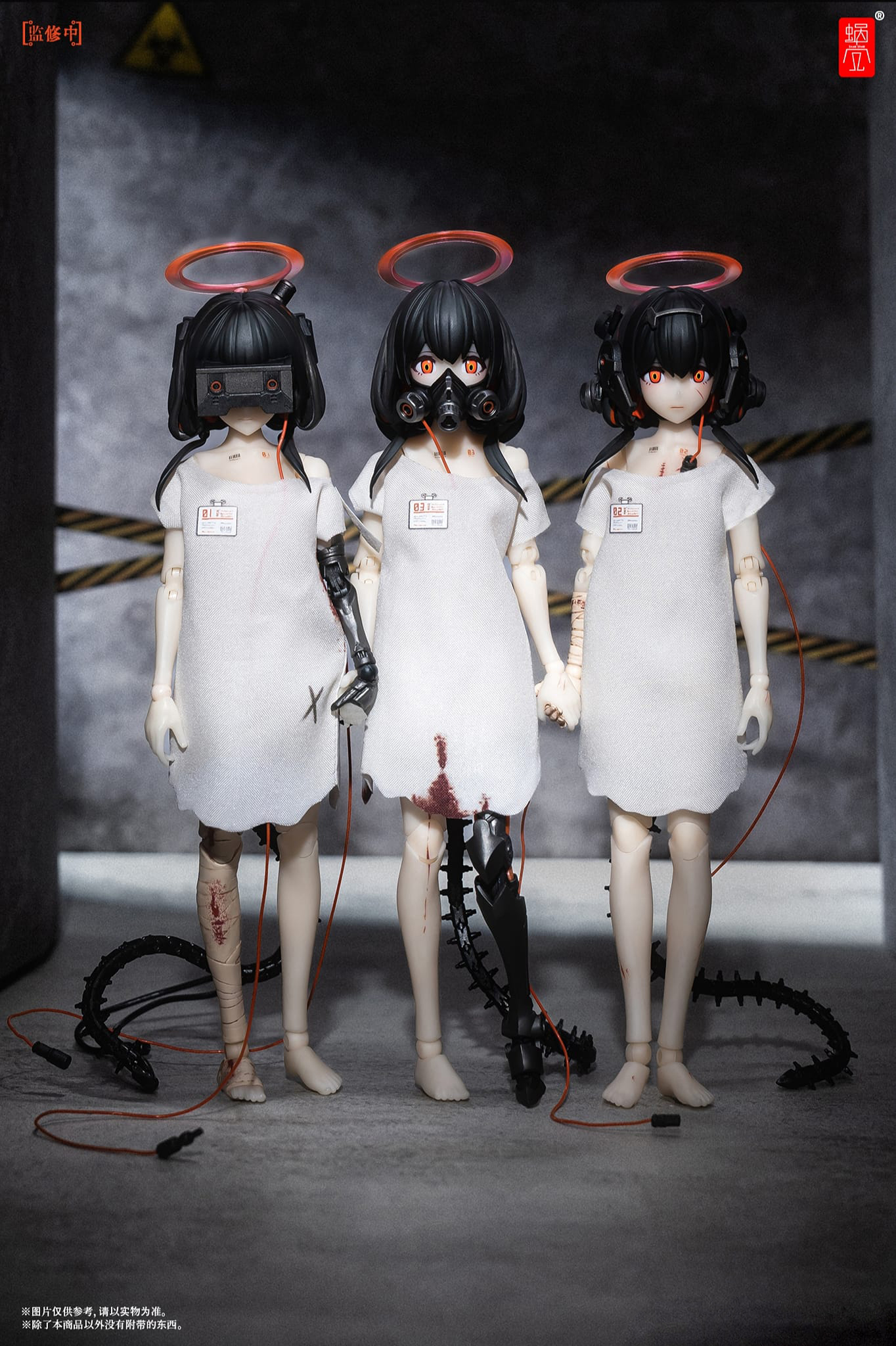 [พร้อมส่ง] "Snail Shell 1/12 : Three Wise Monkeys (SET3ตัว) 01 : Mizaru/02 : Kikazaru/03 : Iwazaru