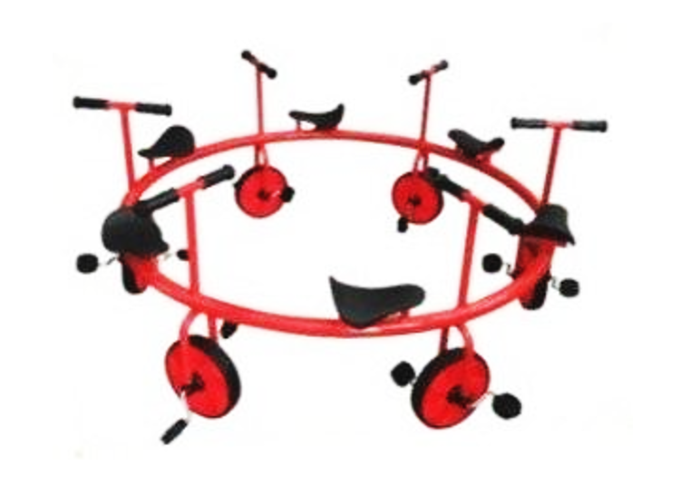 จักรยานวงกลม 6ที่นั่ง, เครื่องออกกำลังกายกลางแจ้ง, เครื่องเล่นสนาม,จักรยานออกกําลังกาย,เครื่องปั่นจักรยาน, พร้อมส่ง