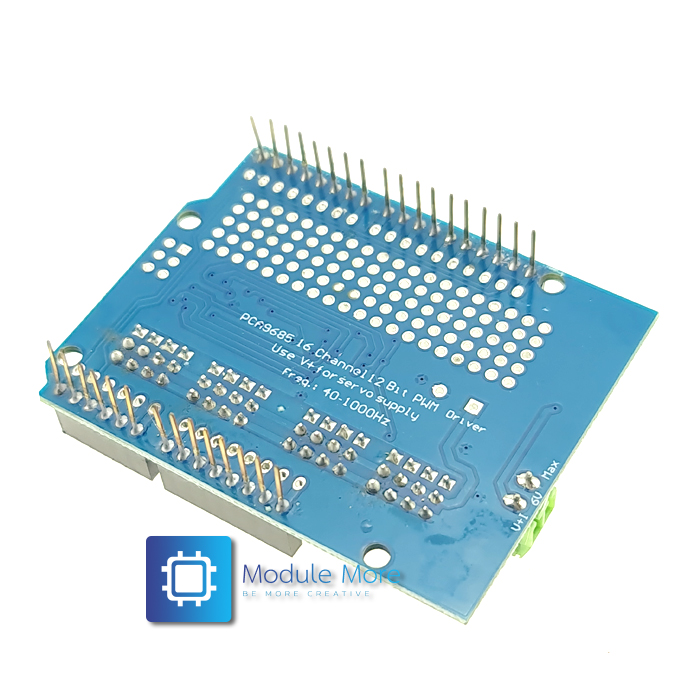 Shield สำหรับขับ Servo 16 ช่อง Servo Shield Arduino 16-Channel 12-bit PWM/Servo Shield Driver-I2C PCA9685 interface