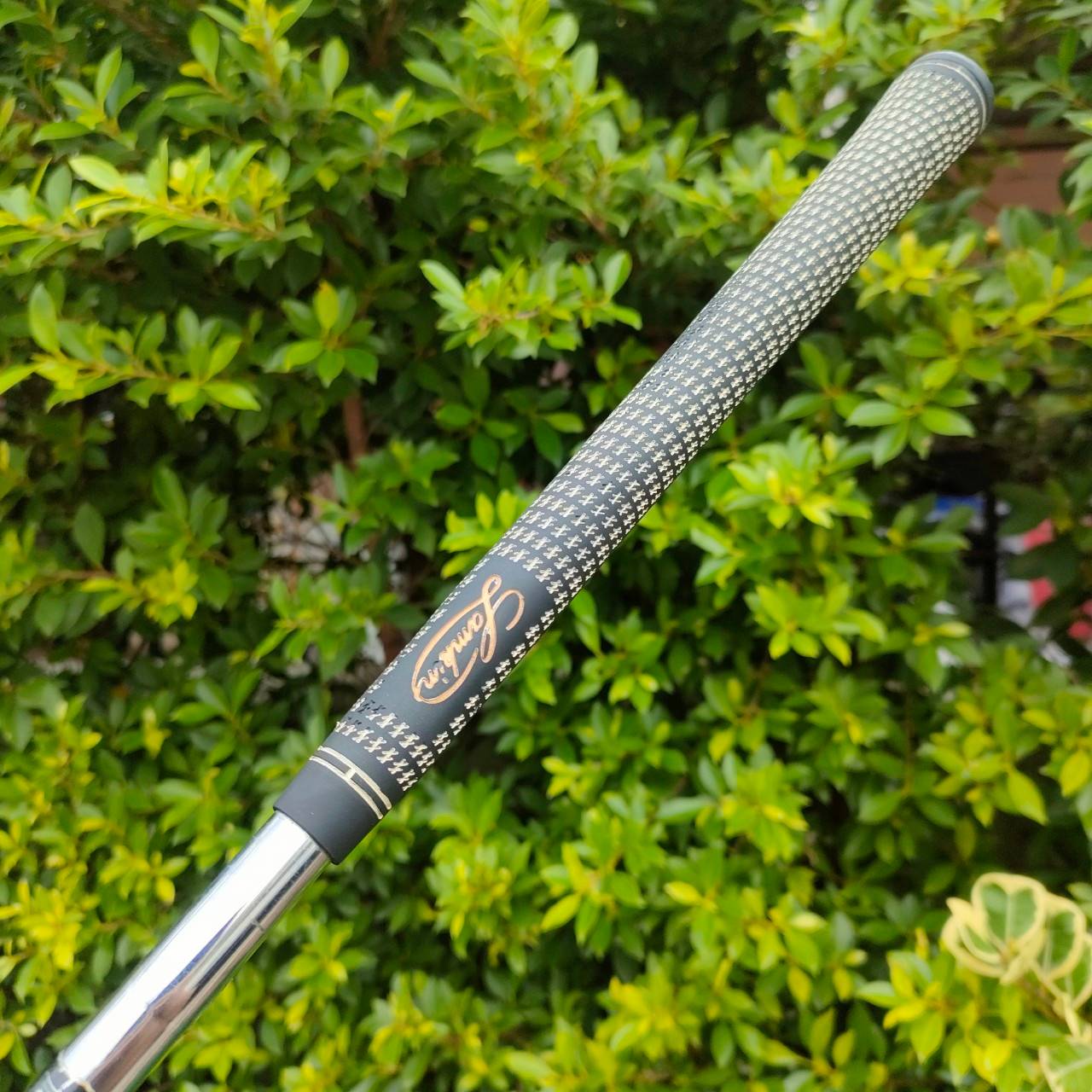 WEDGE TAYLORMADE RAC TP องศา 52 เบาท์ 8 รุ่นรมดำ ไข่มุกดำ ก้าน TAYLORMADE TP FLEX WEDGE ใส่กริพ Golf Grip Lamkin อย่างดี!! ไม้กอล์ฟมือสอง ของแท้ BY NakaraLuxurious