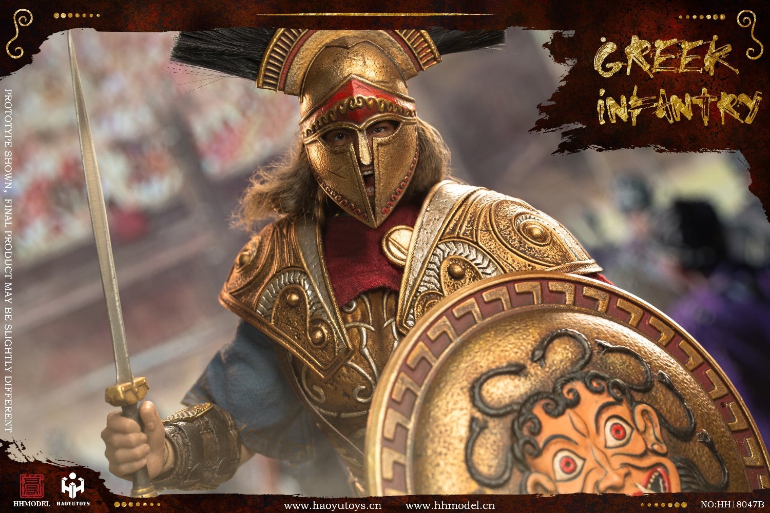 [สั่งจอง]HHMODEL x HAOYUTOYS HH18047 1/6 : Imperial Army-Greek Infantry Gold Edition