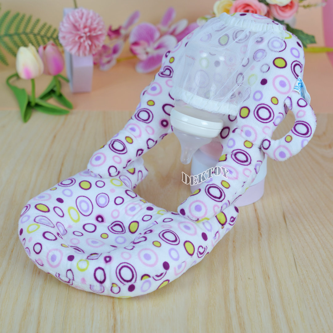 หมอนสำหรับจับขวดนม ใช้ได้แบบ 2 in 1 ใช้ถือขวดนม แยกเป็นหมอนหนุนได้