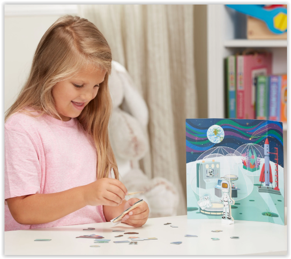 ชุดต่อแม่เหล็ก 3D รุ่นอาชีพ เสริมจินตนาการและความคิดสร้างสรรค์ Magnetivity Dress & Play Careers Melissa&Doug, ของเล่นเสริมพัฒนาการ, ของเล่น