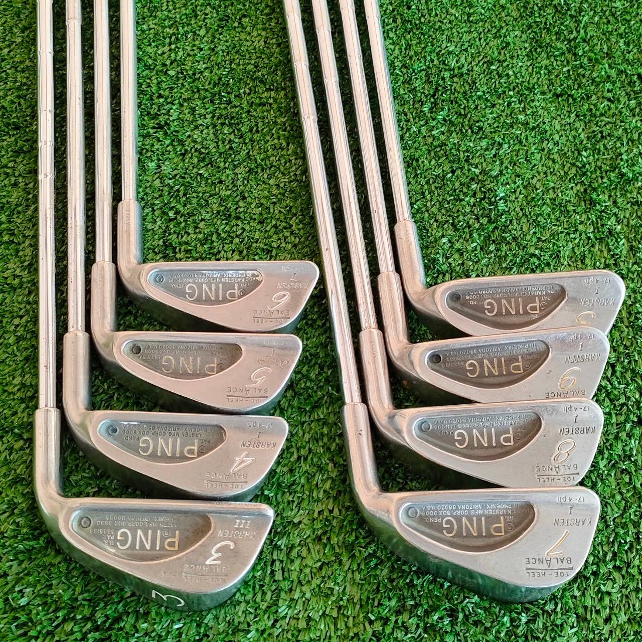 ชุดเหล็ก PING KARSTEN III มีเหล็ก 3-9 เเละ SW ** ไม่มี PW ** ก้าน PING ตีดีตีมันส์ วัสดุดีมากๆ