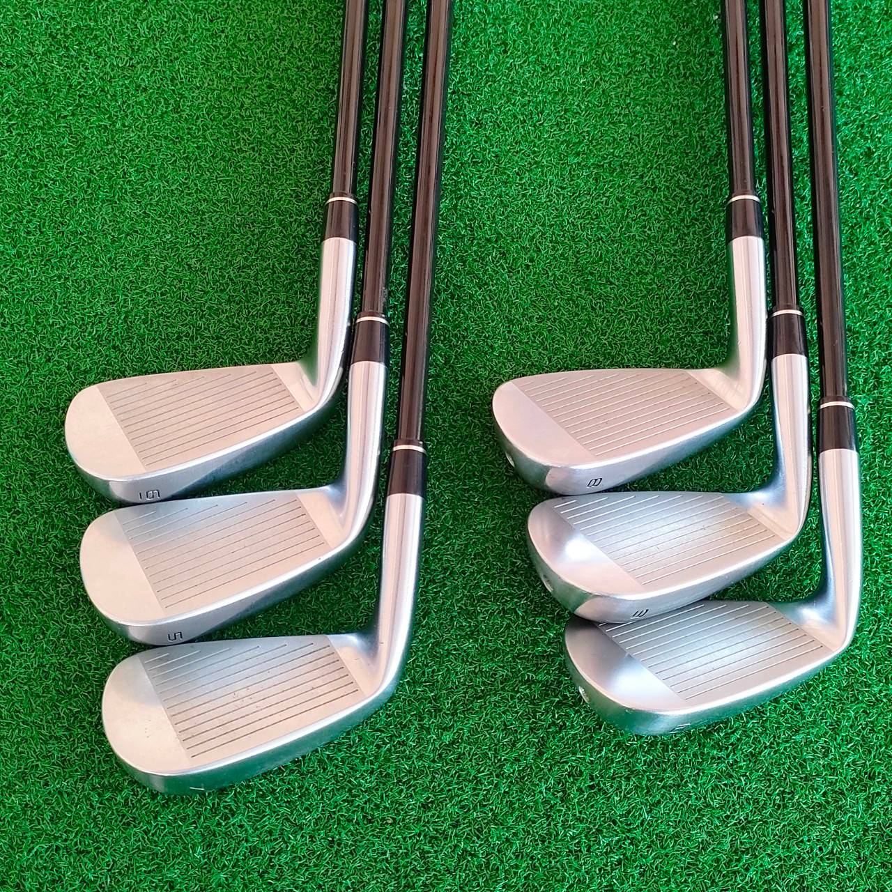 ชุดเหล็ก HONMA TR21X มีเหล็ก 5 - 10 รวม 6 ชิ้น ก้าน VIZARD TR20-65 FLEX R สุดยอดความพรีเมี่ยม ตีไกลสุดขีด