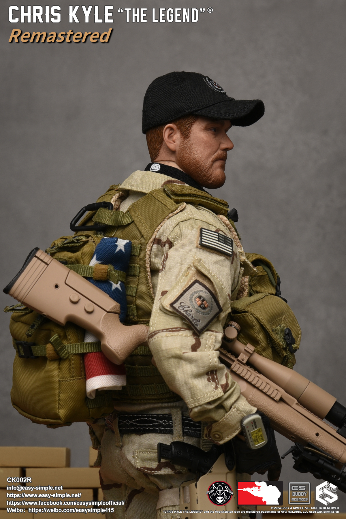 [สั่งจอง] BlackOpsToys X Easy&Simple 1/6 : Chris Kyle "The Legend" Remastered