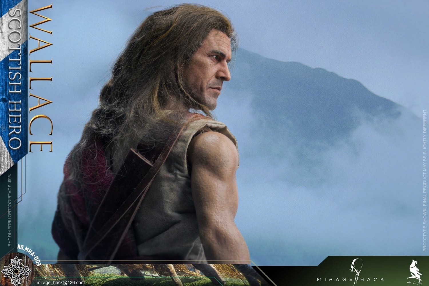 [สั่งจอง]Mirage Hack & Twelve O'clock MHA-003 1/6 : Scottish Hero Wallace Action Figure