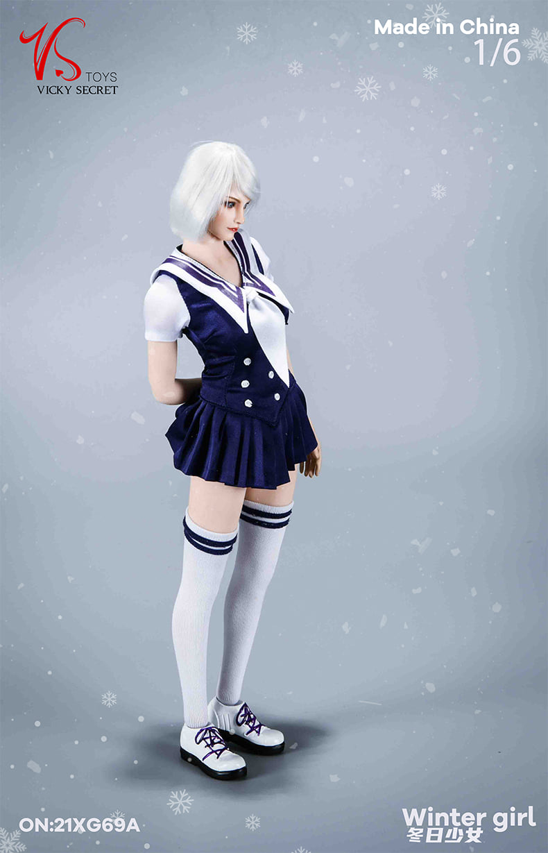 [สั่งจอง]VSTOYS 21XG69 1/6 : Winter girl Headsculpt+ JK Suit (Without Plastic Body)