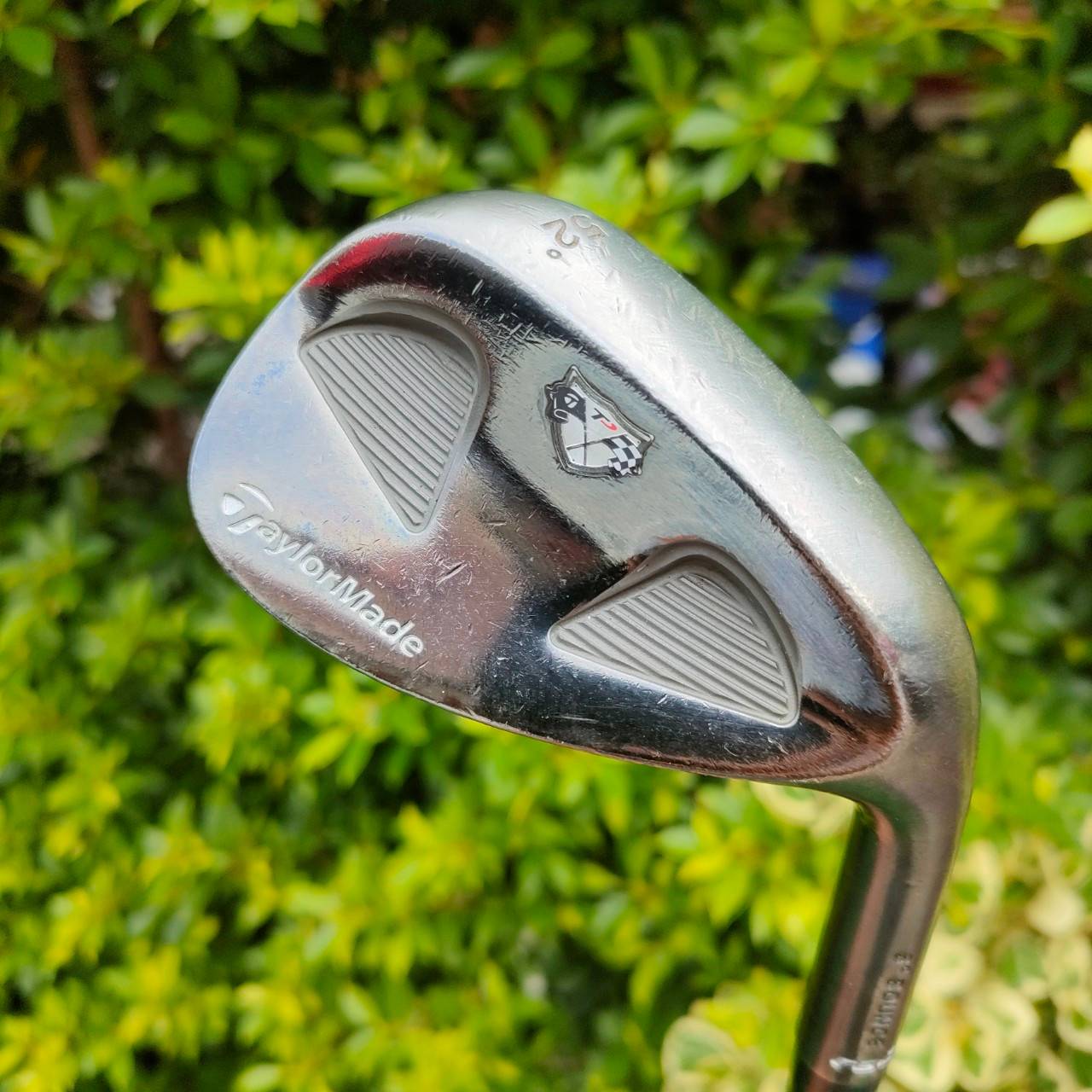WEDGE TAYLORMADE RAC TP องศา 52 เบาท์ 8 รุ่นรมดำ ไข่มุกดำ ก้าน TAYLORMADE TP FLEX WEDGE ใส่กริพ Golf Grip Lamkin อย่างดี!! ไม้กอล์ฟมือสอง ของแท้ BY NakaraLuxurious