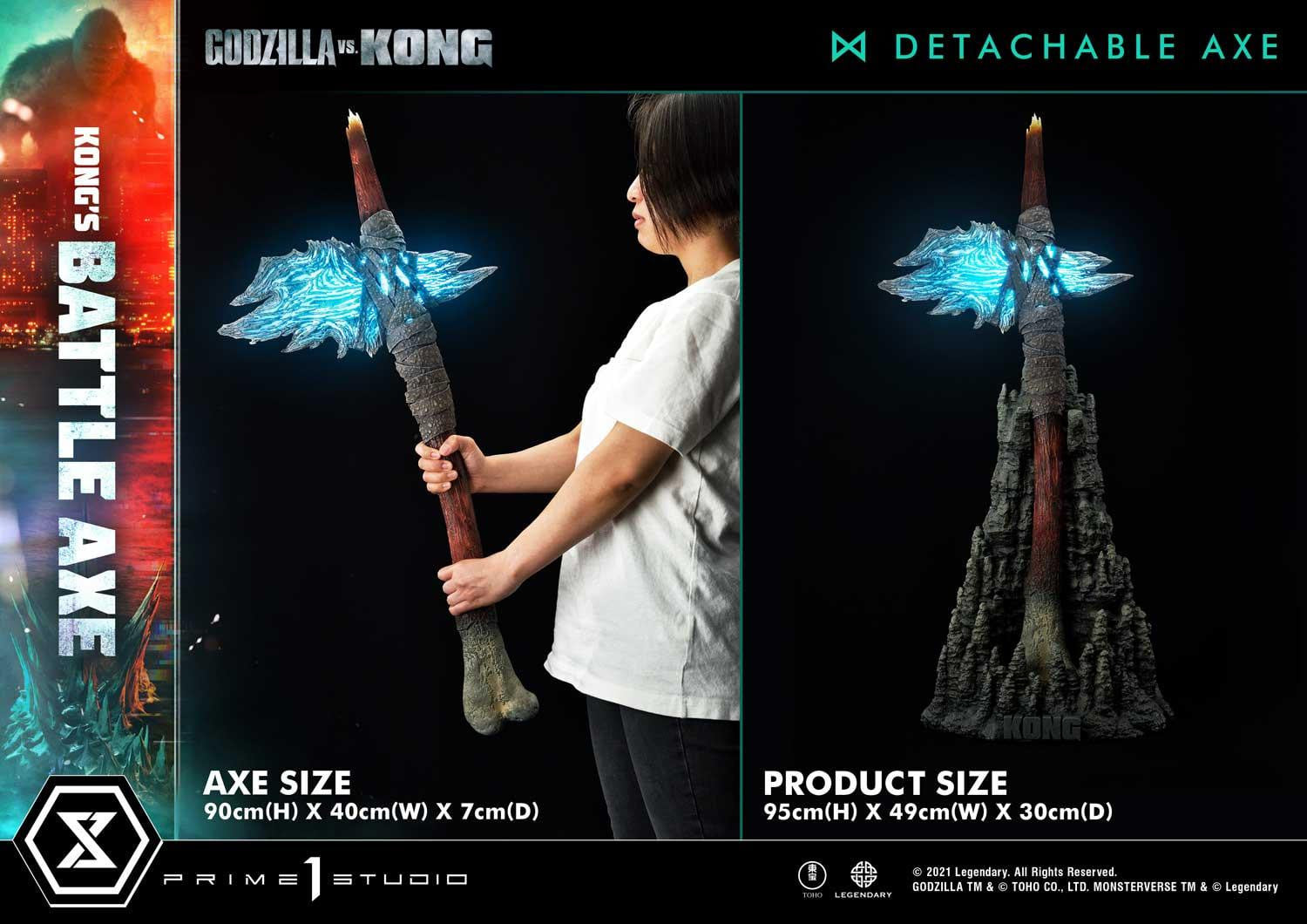 [สั่งจอง]Prime 1 Studio LSGVK-03: Kong’s Battle Axe (Godzilla vs Kong)