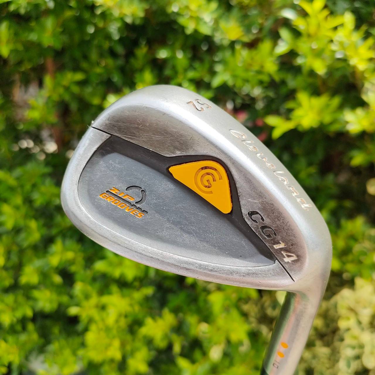 WEDGE CLEVELAND CG14 ZIP GPOOVES องศา 52 BOUNCE 10 สองจุด ก้าน TRACTION FLEX WEDGE ก้านสำหรับใส่ WEDGE ตัวนี้โดยเฉพาะ ไม้กอล์ฟมือสอง ของแท้ BY NakaraLuxurious