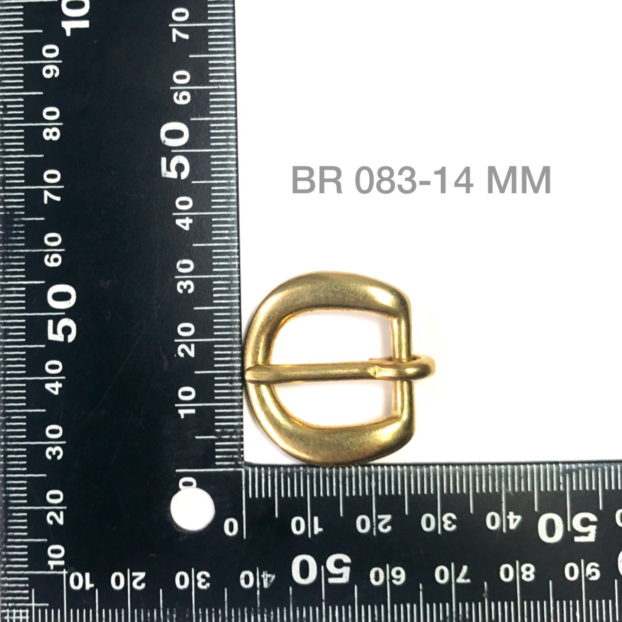 BR083 หัวเข็มขัดสายกระเป๋า ทรงเกือกม้า อะไหล่ทองเหลืองแท้ อุปกรณ์งานหนัง leatherbrass**ราคาต่อชิ้น**