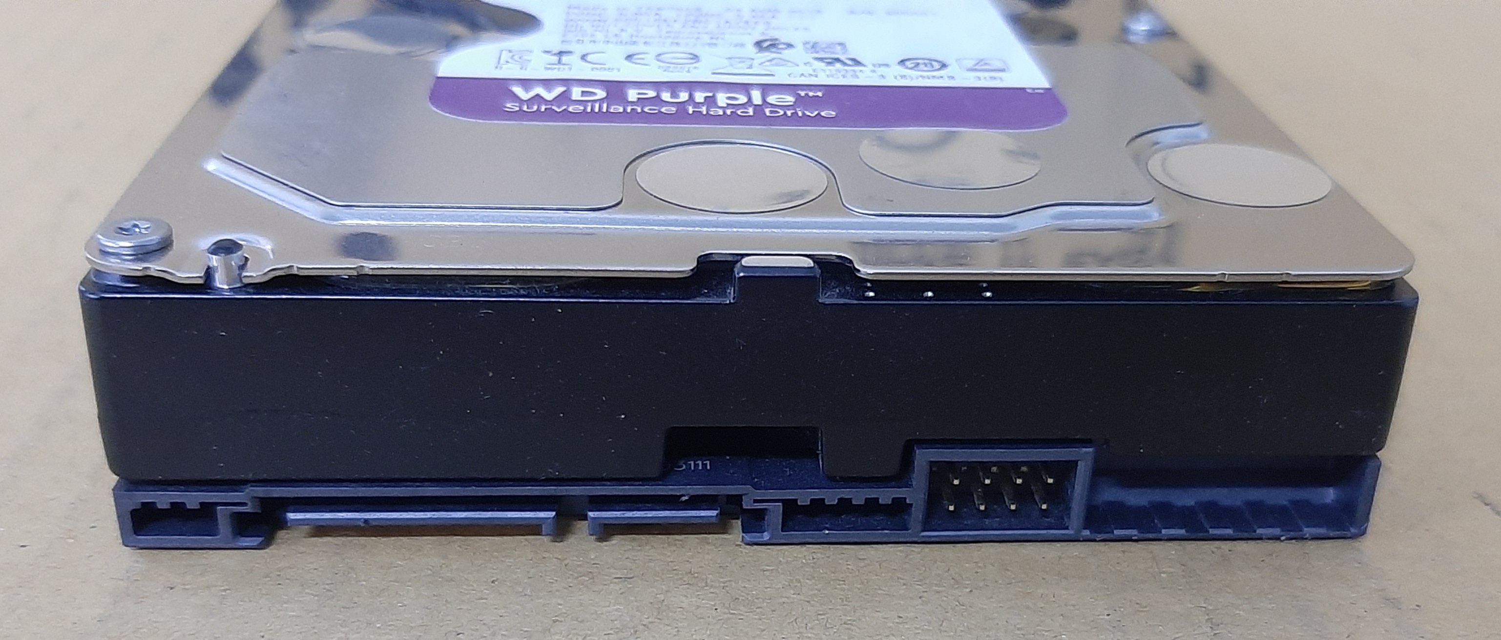 HDD ของมือสอง ประกันร้าน 1 เดือน WD Purple 6TB SATA 3.5 6Gbps 7200RPM"