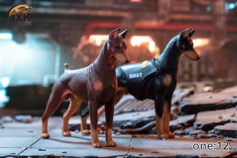 [สั่งจอง]JXK 1/12 Dobermann /animal model JxK022