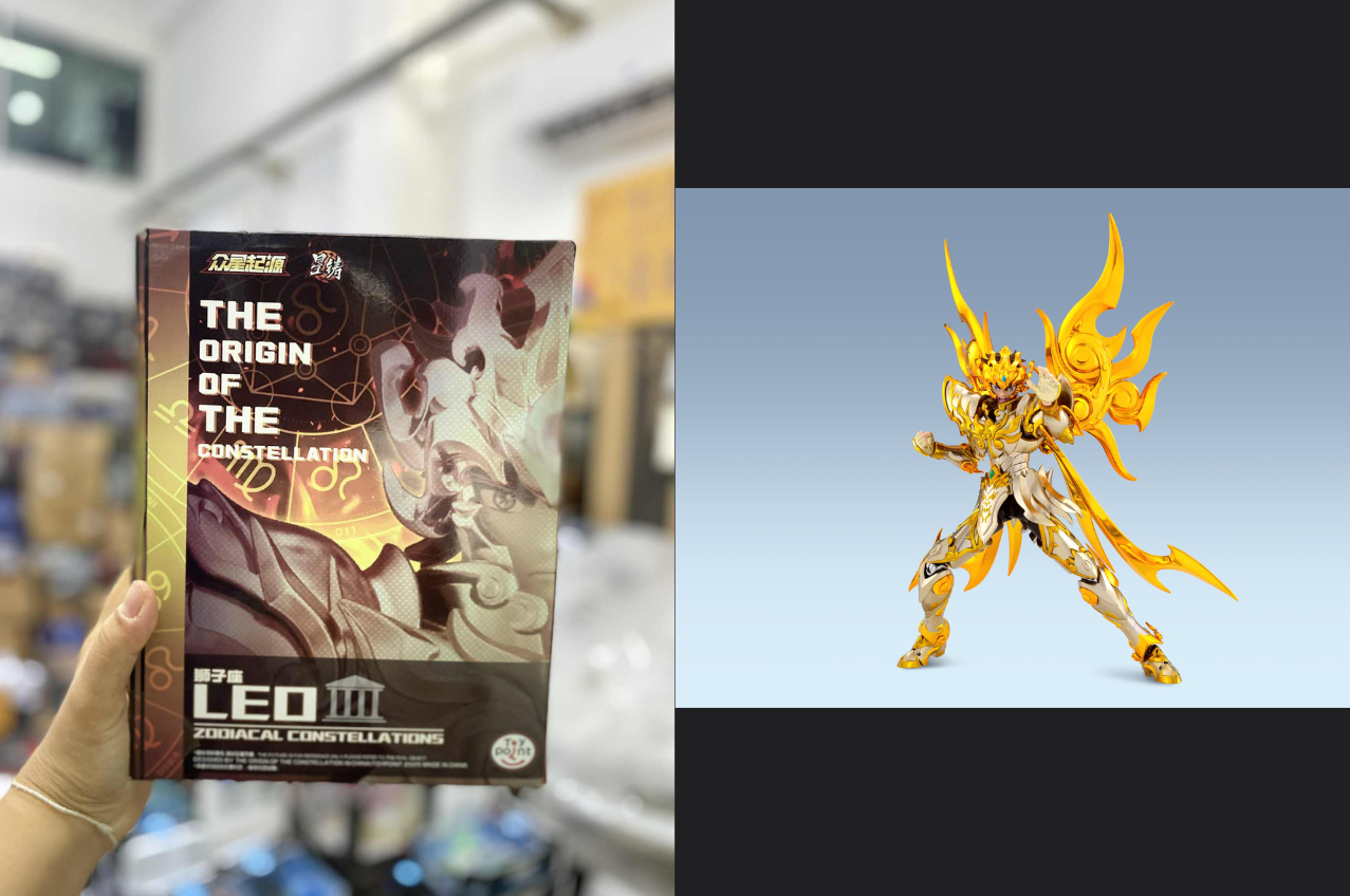 [พร้อมส่ง] "Toypoint Stellar Origins Series Star Forged - Leo Battle Action Figure (คน+เกราะ )"