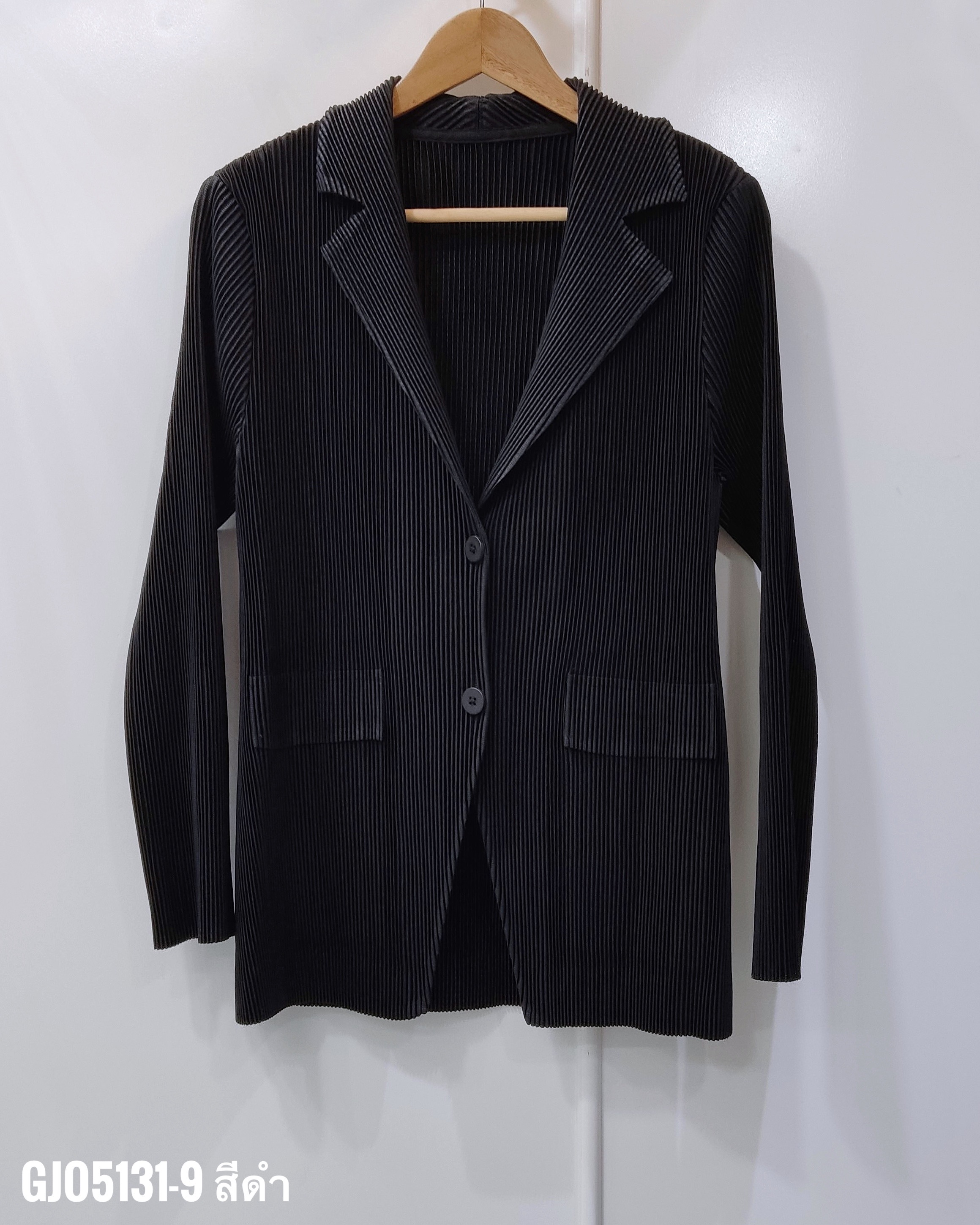 เพิ่มสีใหม่!! 2MUAY รุ่น GJO5131-9 เสื้อคลุมพลีทคุณภาพ THICK V NECK LONG SLEEVE PLEATED CARDIGAN 10 สี FREE SIZE