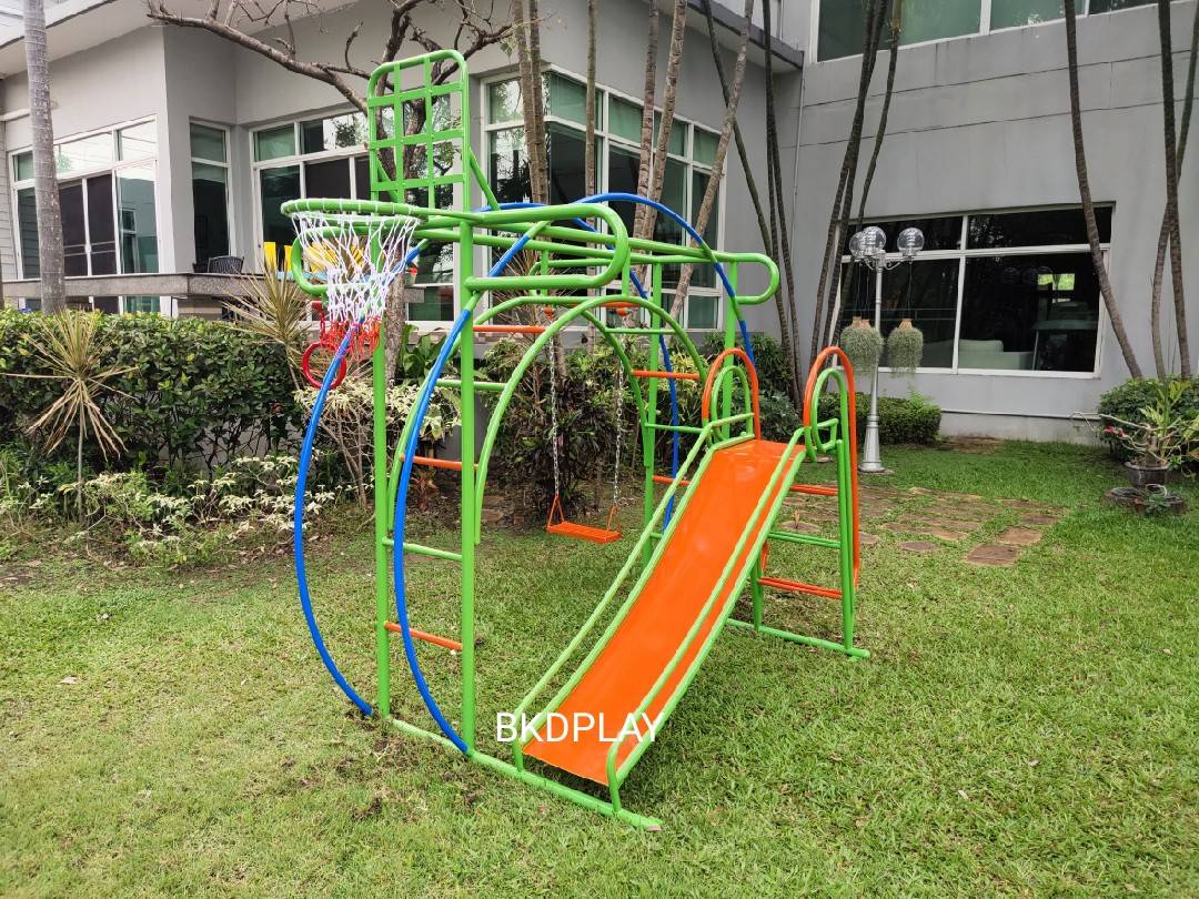 ชุดรวม C เครื่องเล่นสนามกลางแจ้ง เครื่องเล่นสนามเหล็ก,ประกอบด้วยสไลเดอร์ชิงช้าปีนป่ายบาร์โหน OutdoorPlayground,ผลิตเครื่องเล่นสนาม,เครื่องเล่นในสนามเด็กเล่น,เครื่องเล่นงบสพฐ.,ประชารัฐ, ราคาโรงงาน