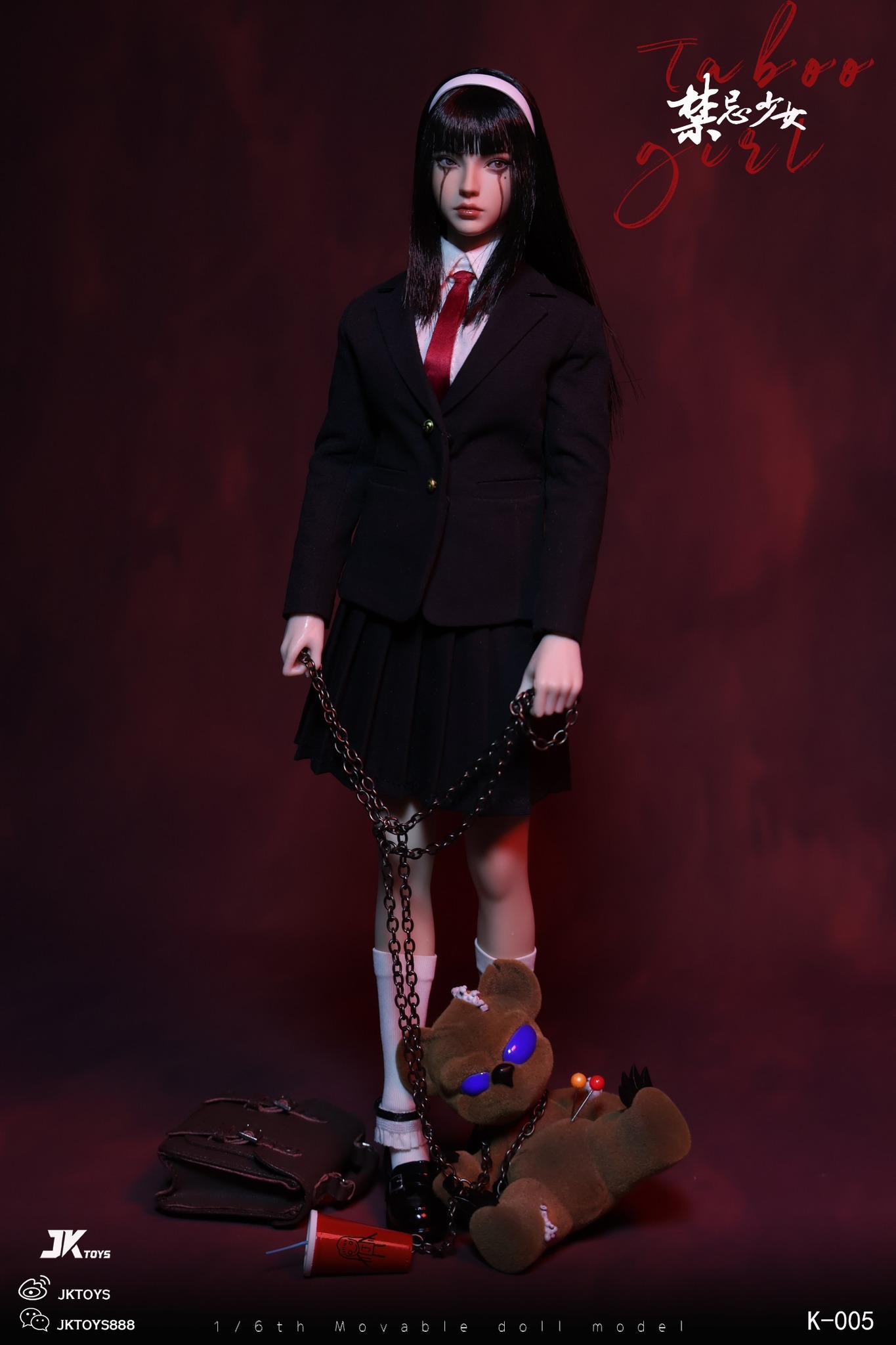 [พร้อมส่ง] JKTOYS K-005 1/6 : Taboo girl Tomie cosplay